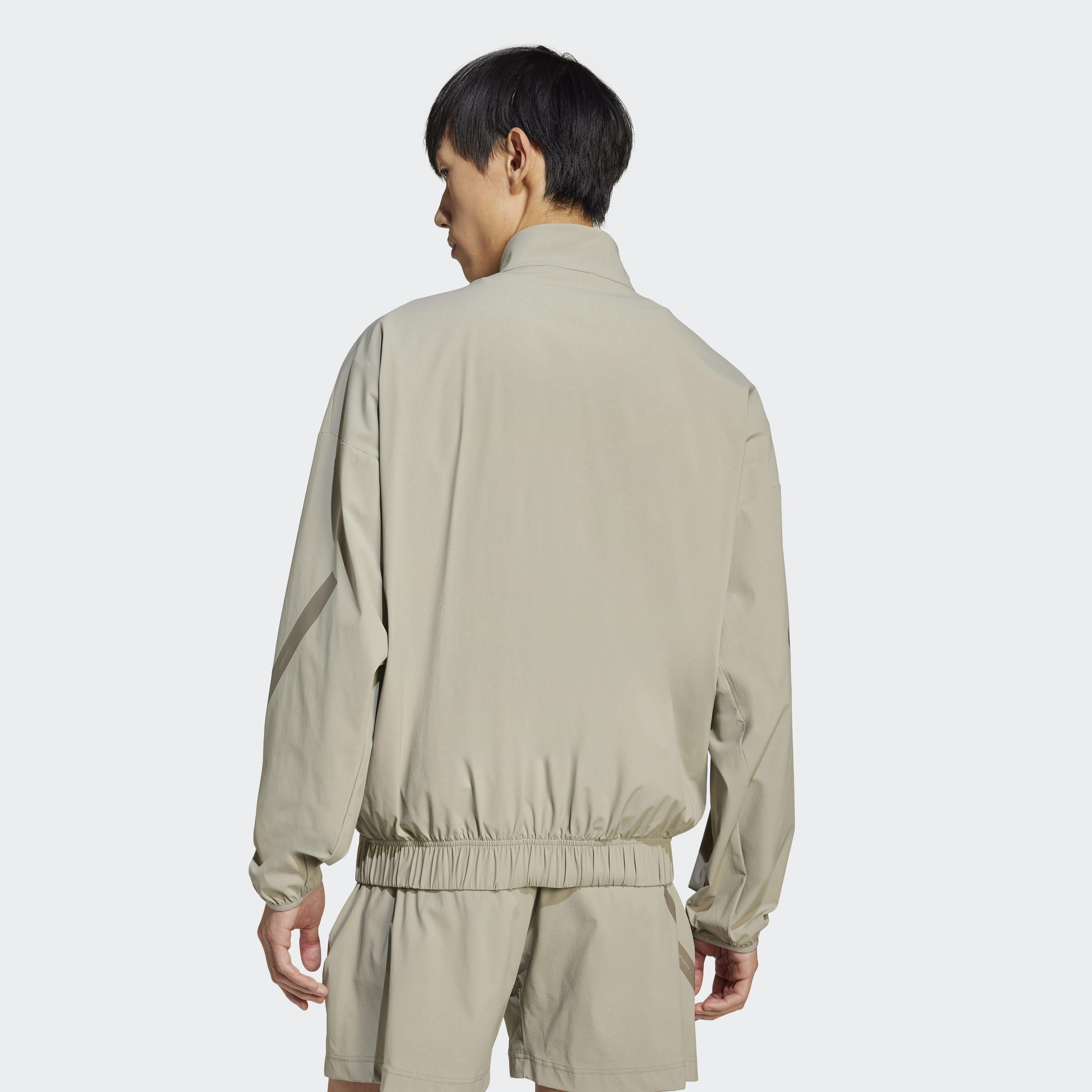 adidas Z.N.E. Woven Track Top, Beige, A901_ONE, large image number 3