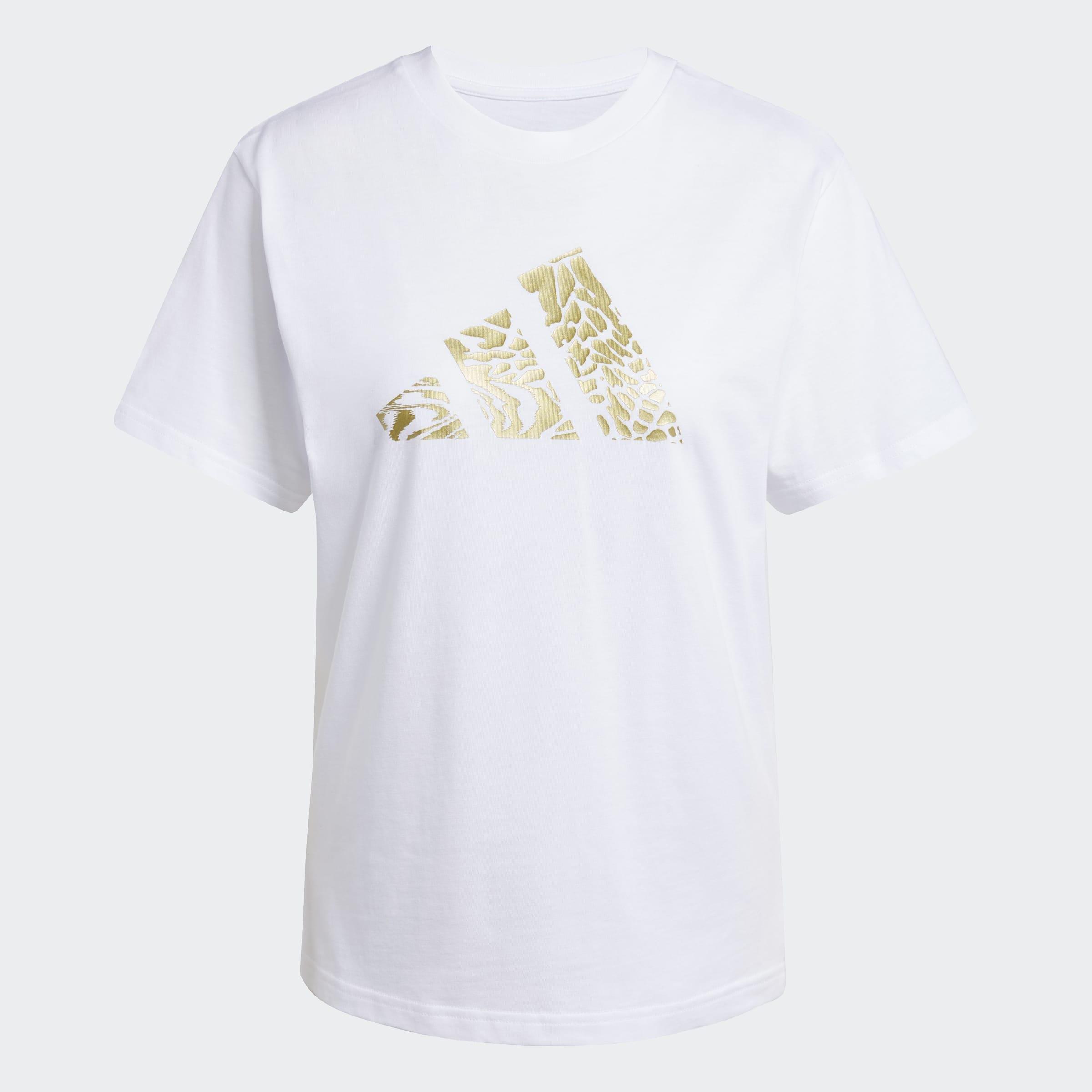 Tech Metallic Graphic T-Shirt, White