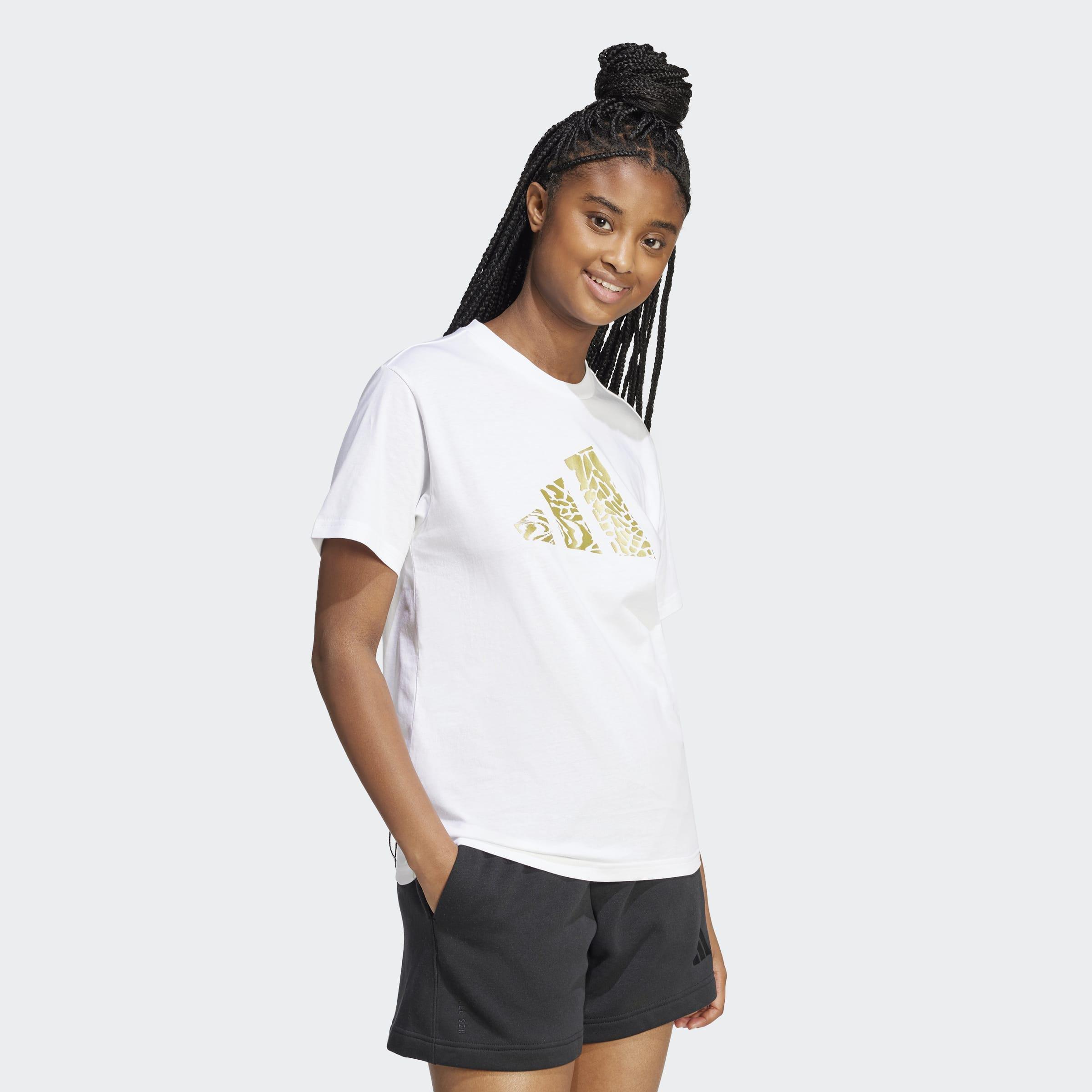 Tech Metallic Graphic T-Shirt, White, A901_ONE, large image number 5
