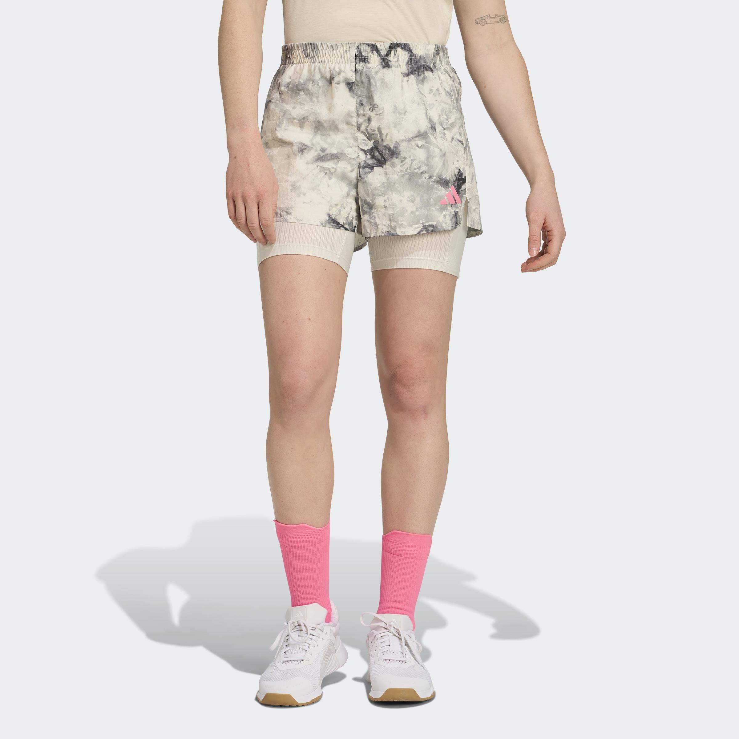 Own The Run Spray Dye 2-In-1 Short, Grey, A901_ONE, large image number 4