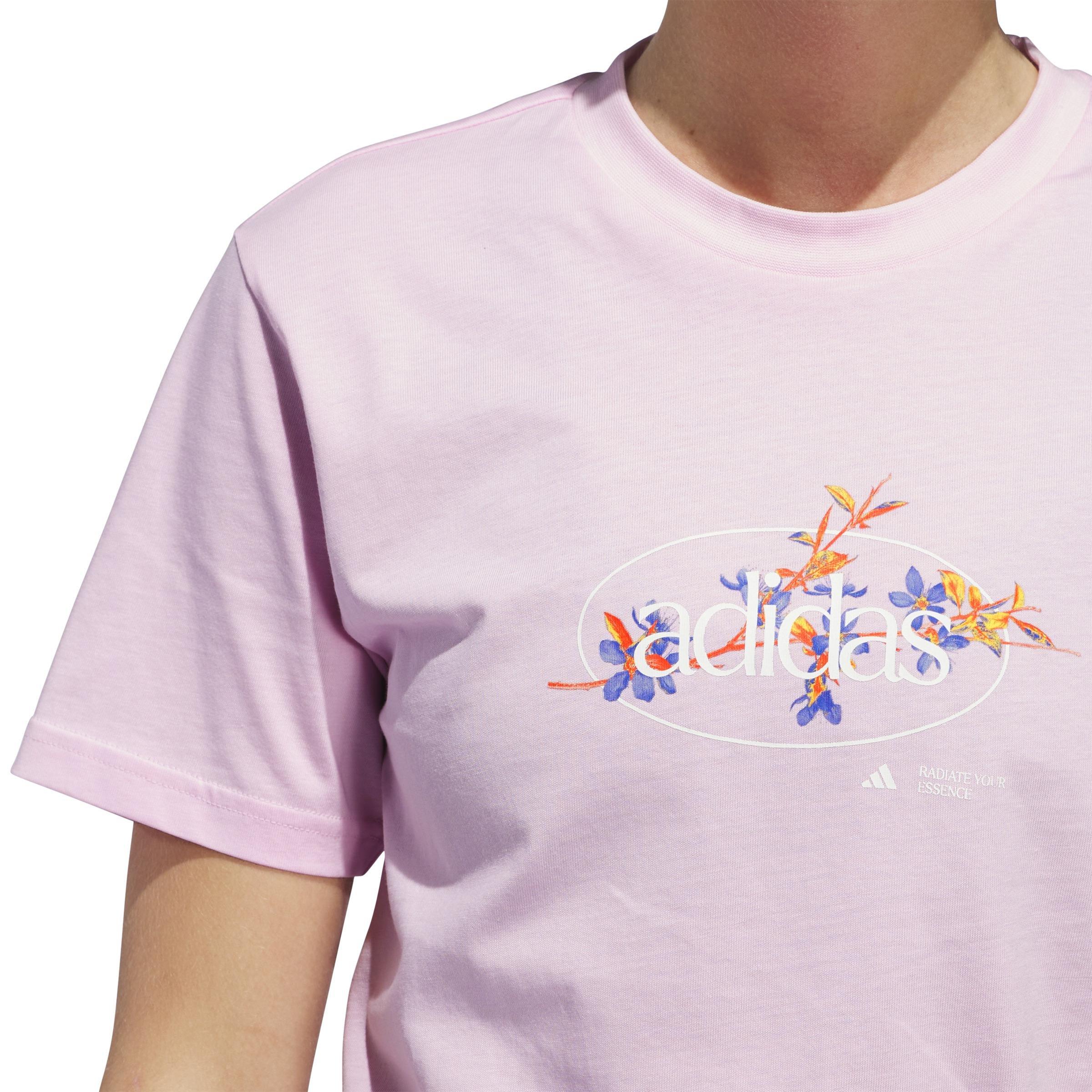 Elements Radiate Floral Graphic T-Shirt, Pink, , large image number 4