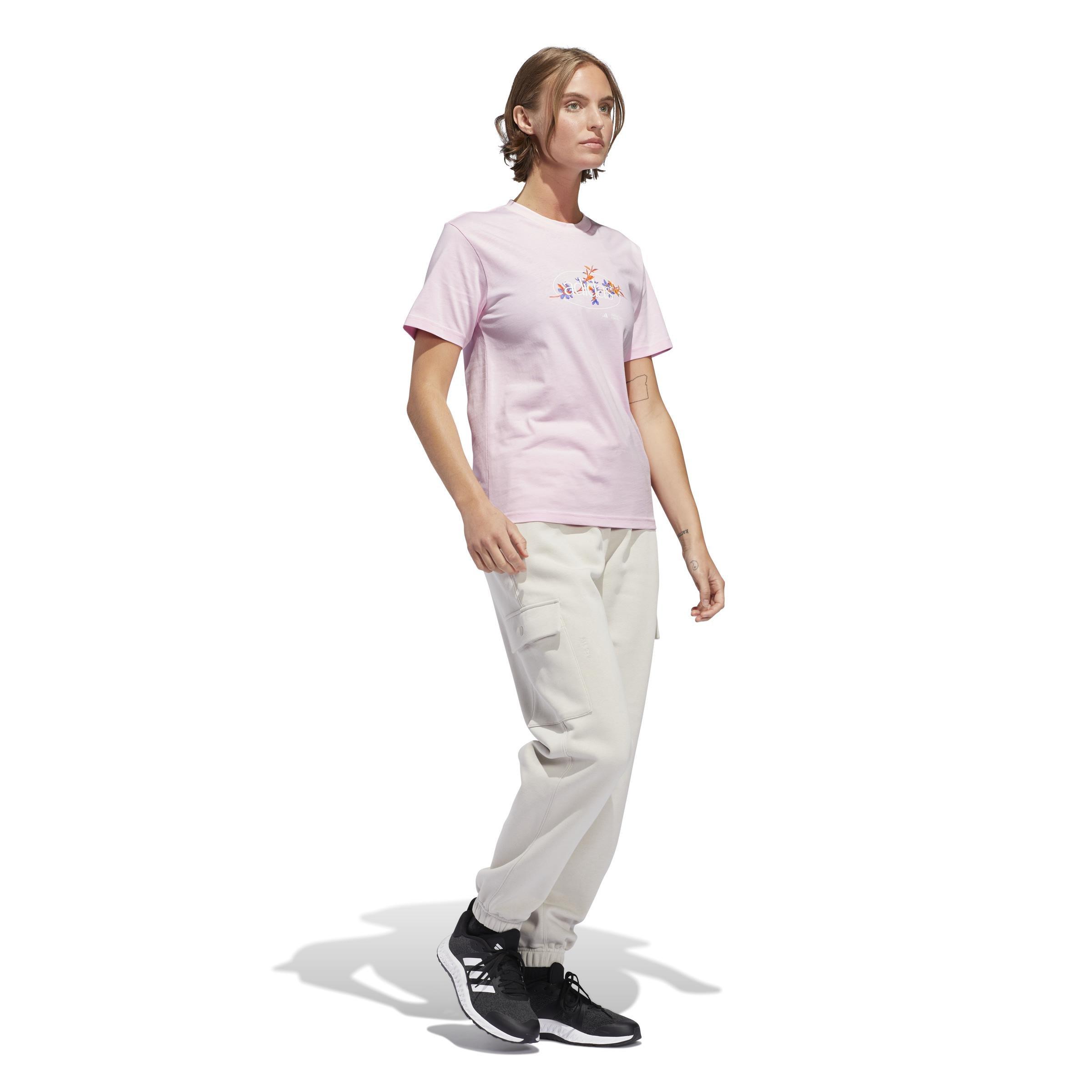 Elements Radiate Floral Graphic T-Shirt, Pink, , large image number 7