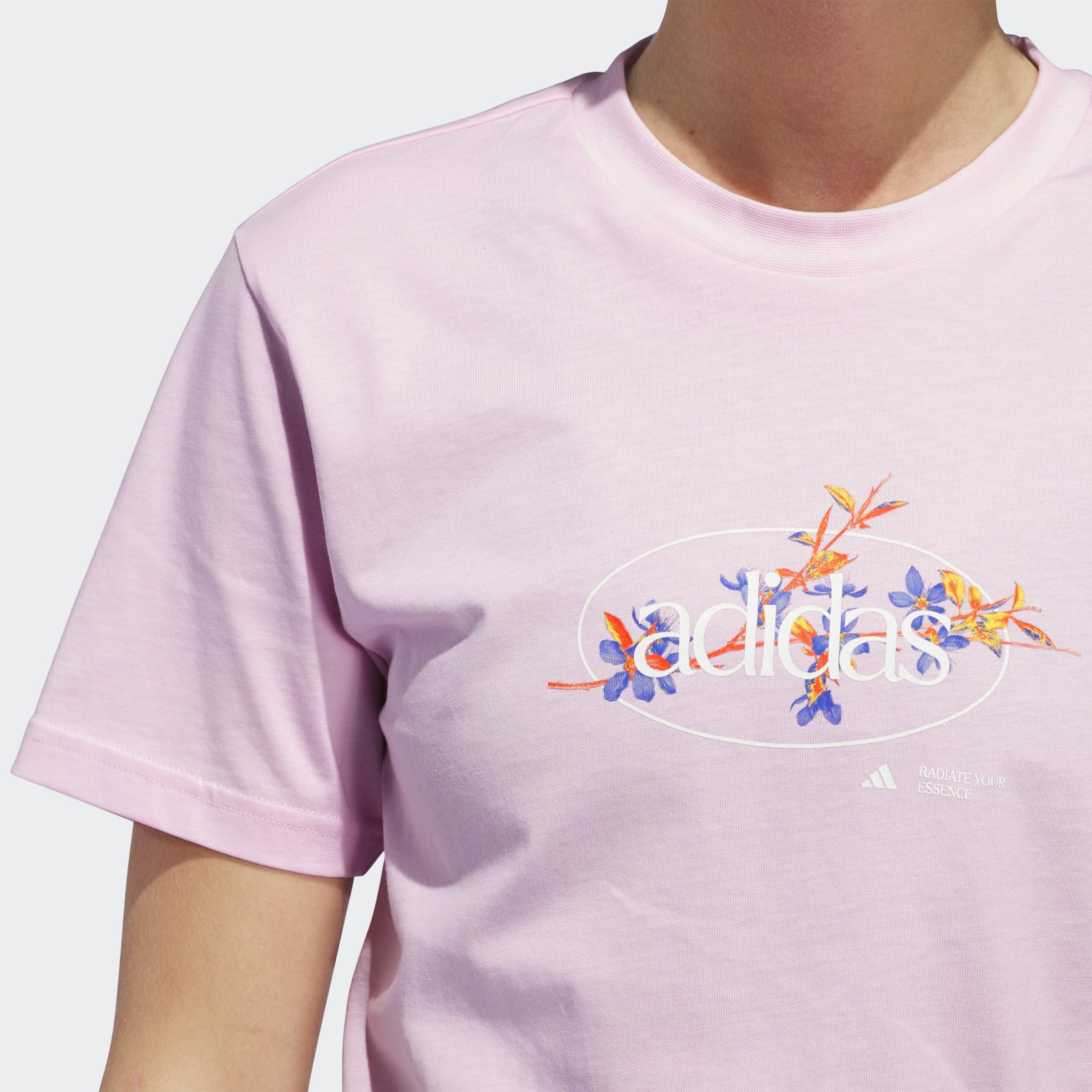 Elements Radiate Floral Graphic T-Shirt, Pink, A901_ONE, large image number 7