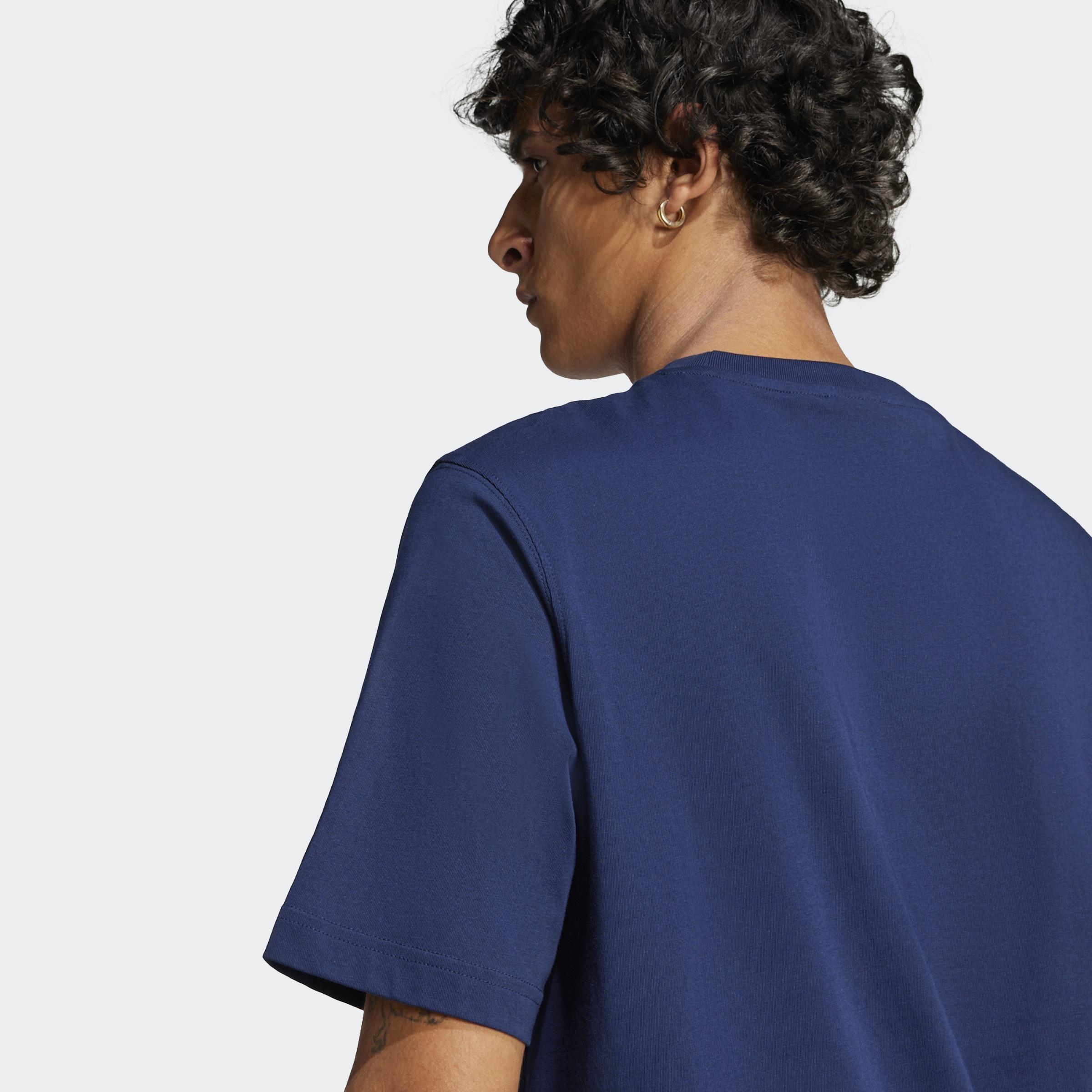 Adicolor Trefoil T-Shirt, Blue, A901_ONE, large image number 8