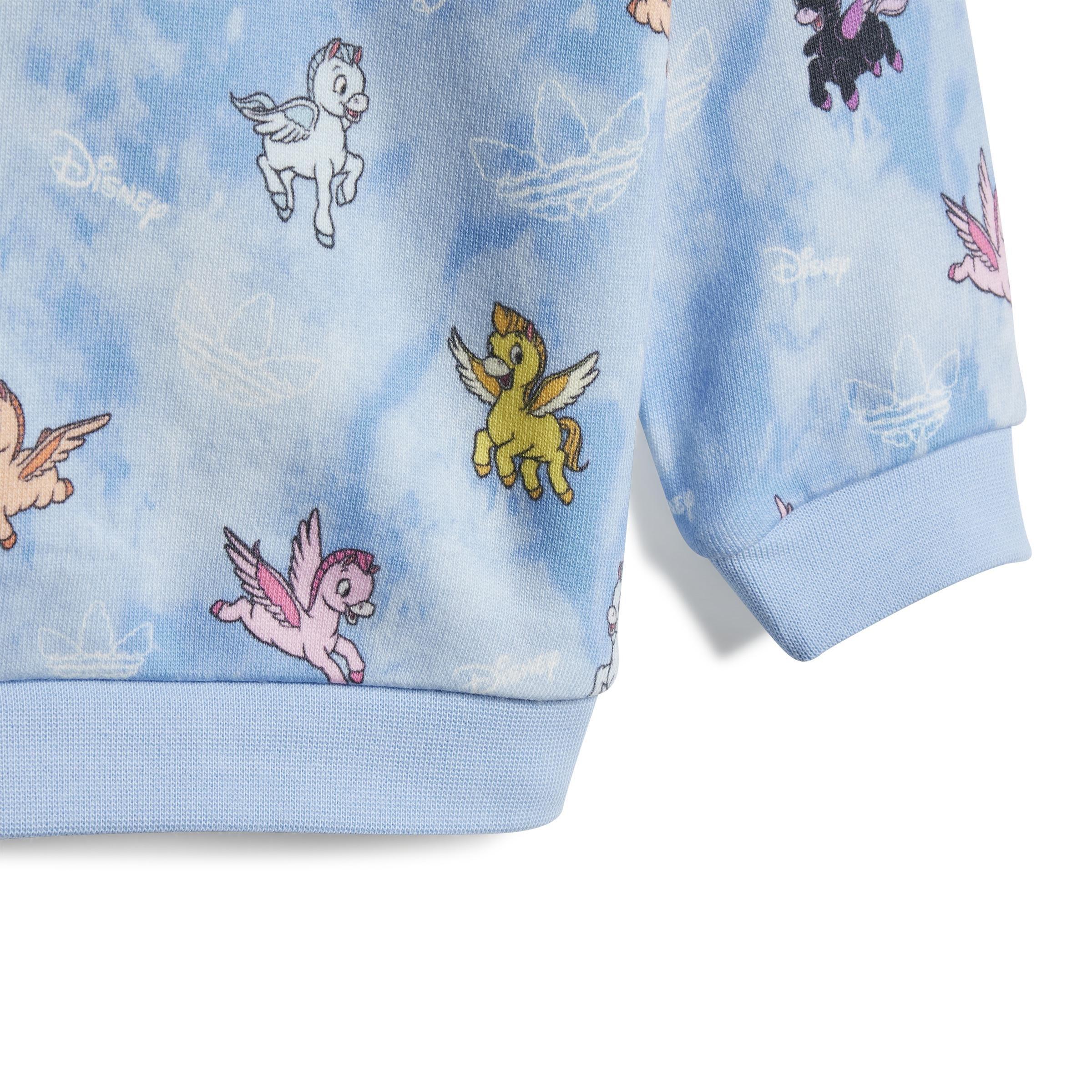 Unisex Kids adidas x Disney Fantasia Crew Set, Blue, , large image number 6
