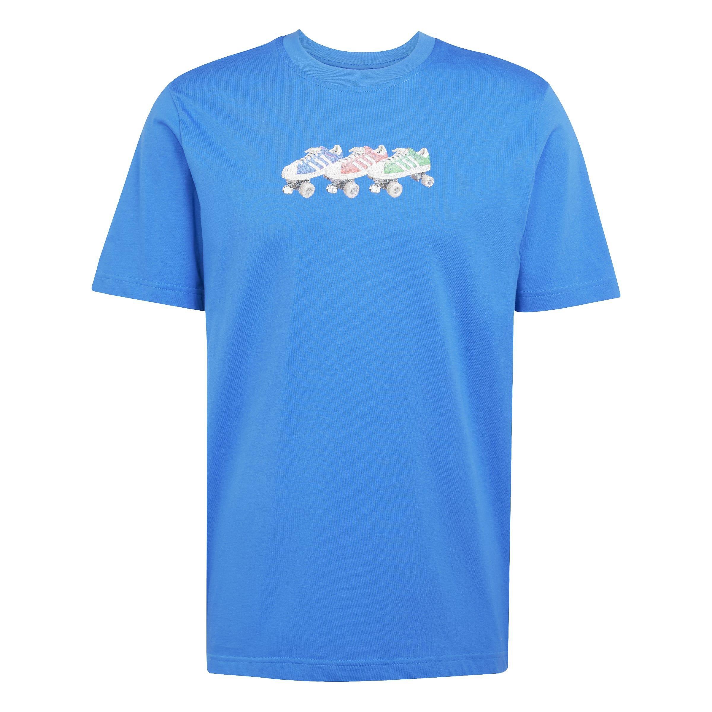 adidas Originals T-Shirt, Blue, A901_ONE, large image number 2