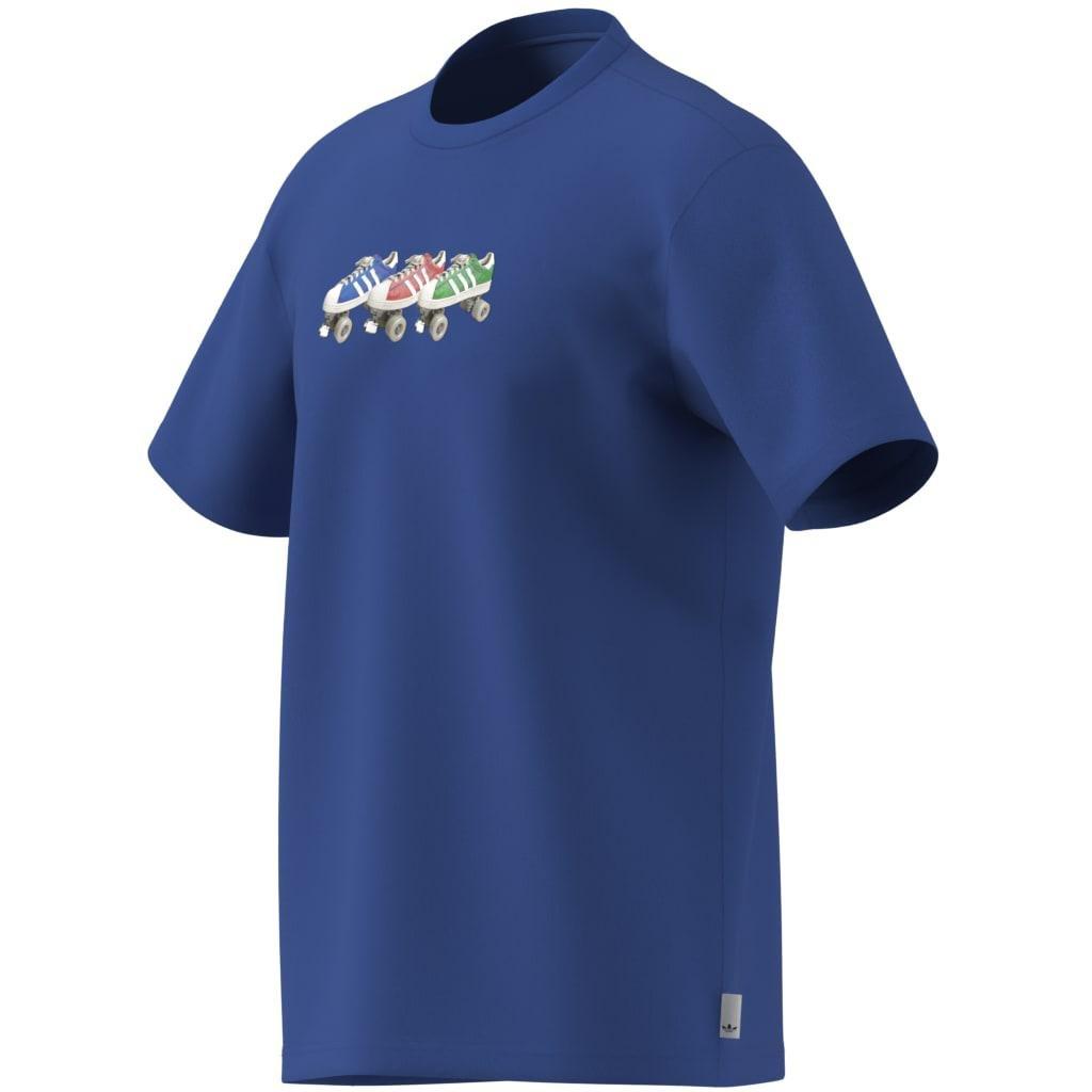 adidas Originals T-Shirt, Blue, A901_ONE, large image number 12