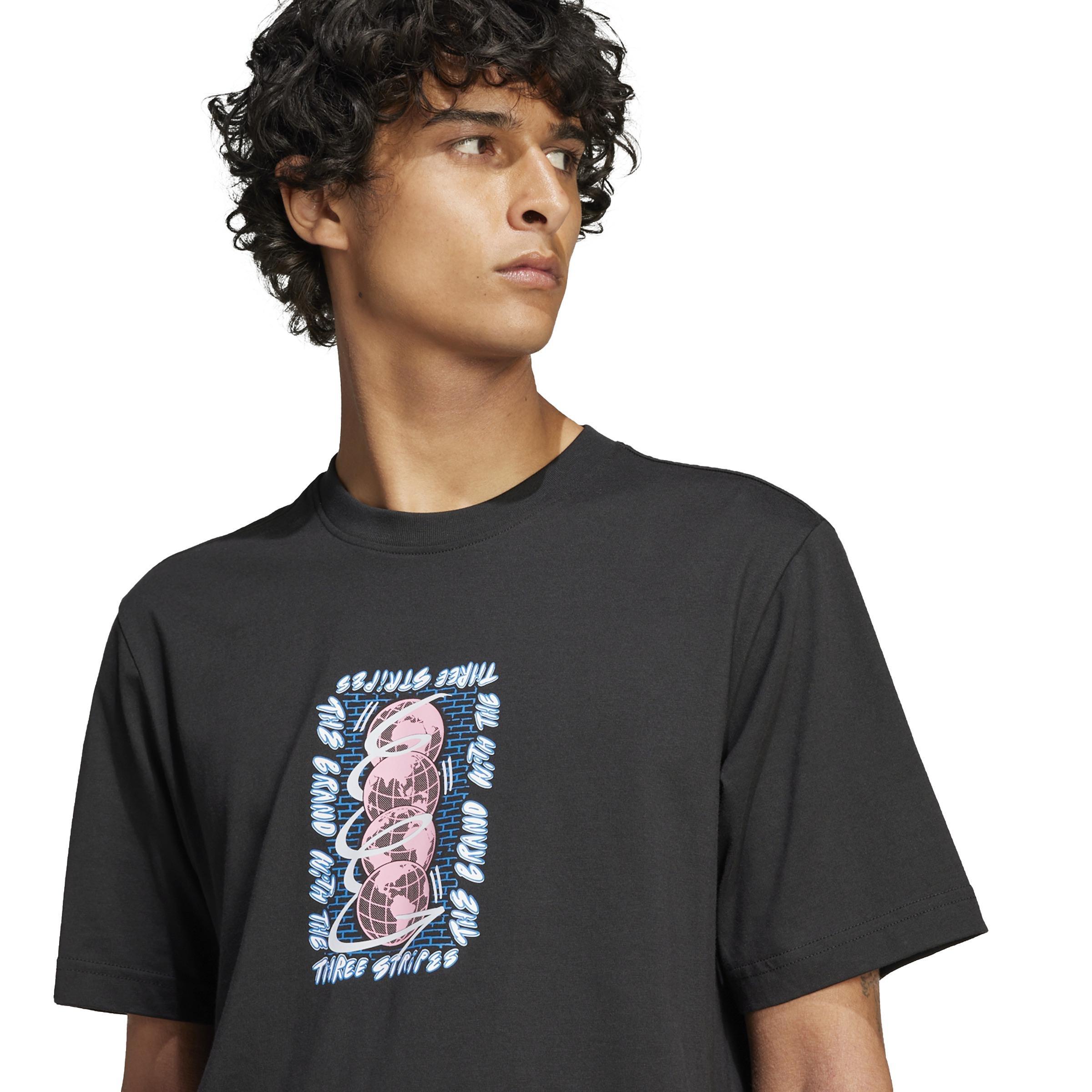 Trefoil Series T-Shirt, Black, A901_ONE, large image number 5