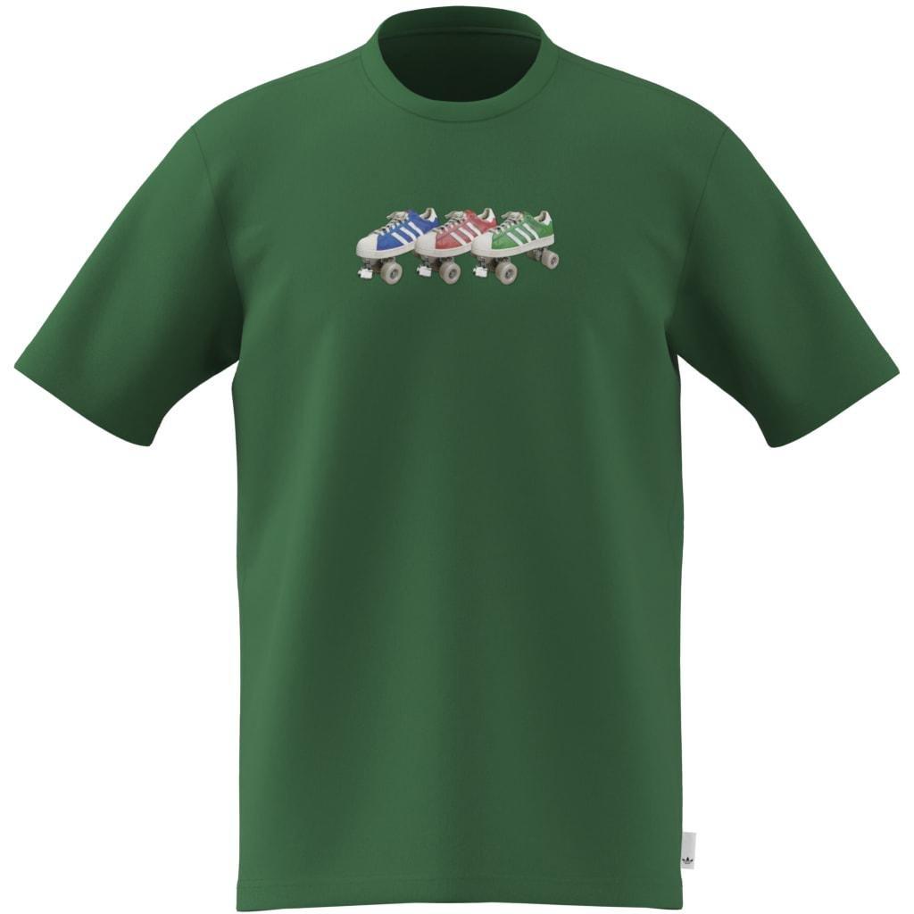 adidas Originals T-Shirt, Green, A901_ONE, large image number 4