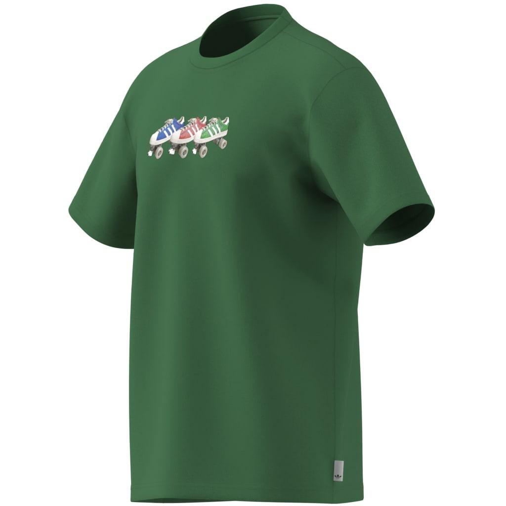 adidas Originals T-Shirt, Green, A901_ONE, large image number 11