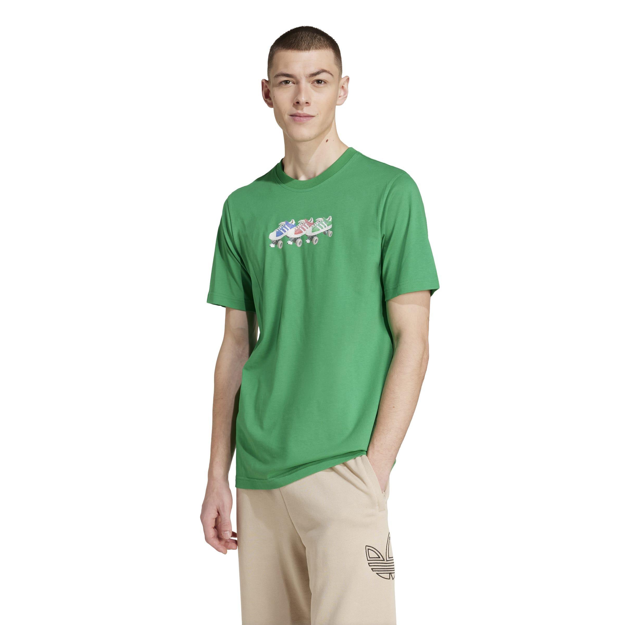 adidas Originals T-Shirt, Green, A901_ONE, large image number 13