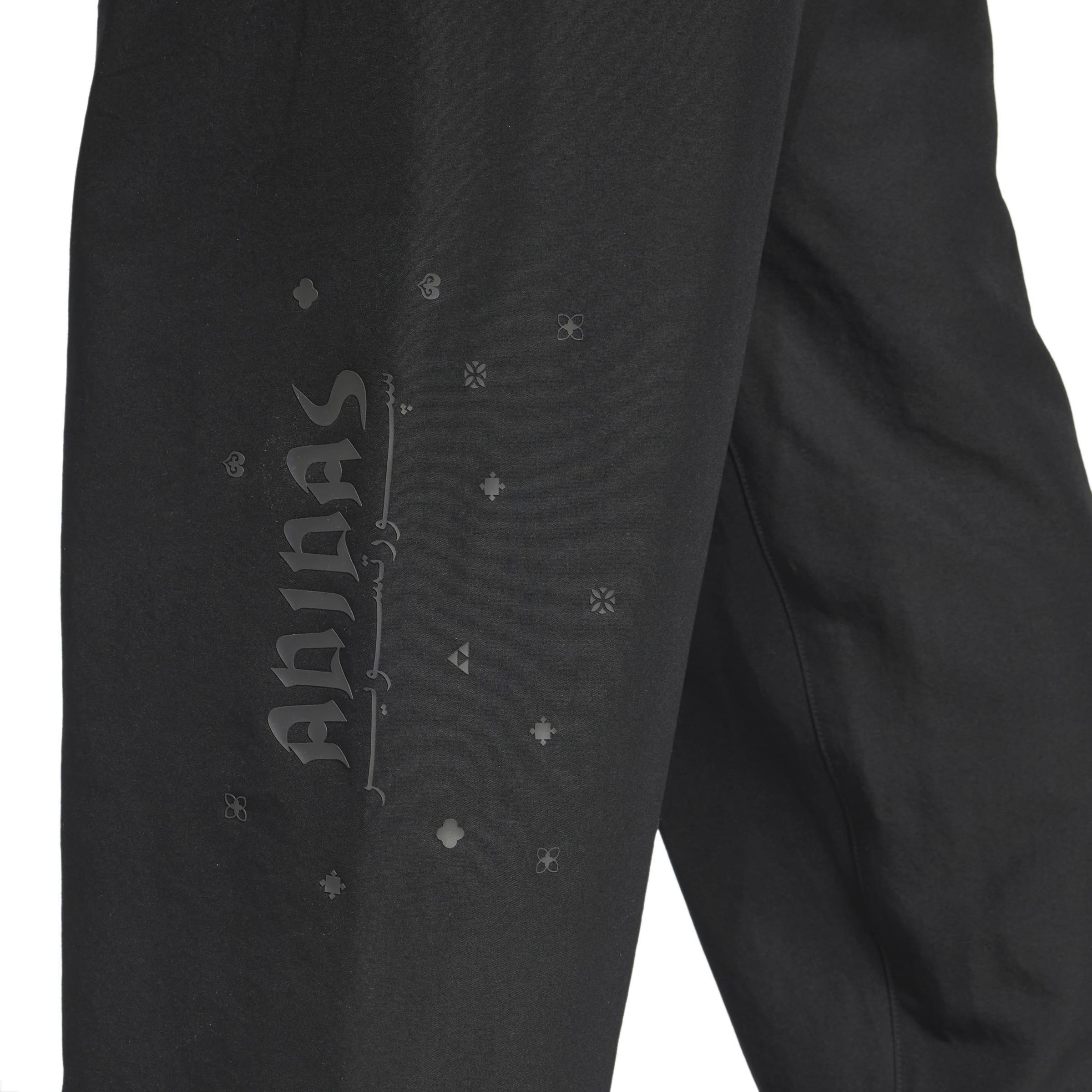 Bloom Sky Print Woven Tracksuit Bottoms, Black, , large image number 3
