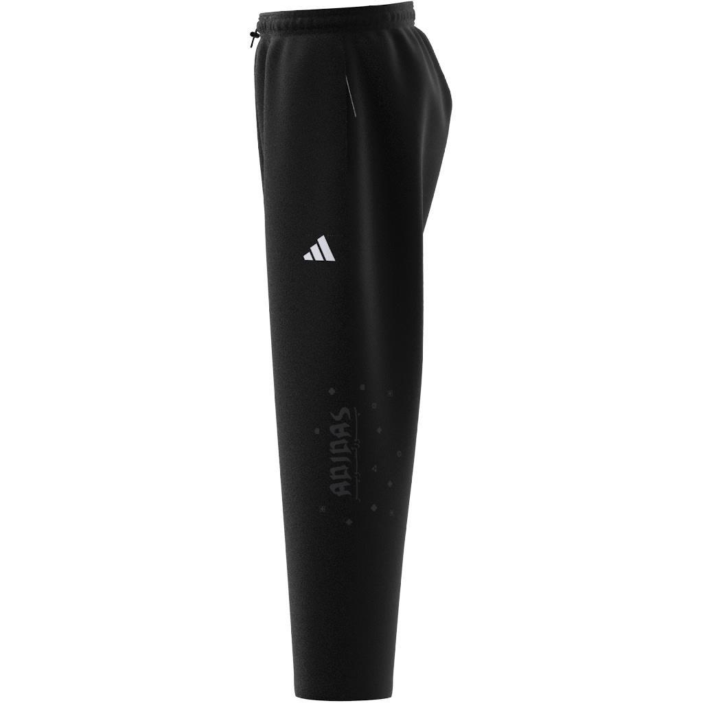 Bloom Sky Print Woven Tracksuit Bottoms, Black, , large image number 6
