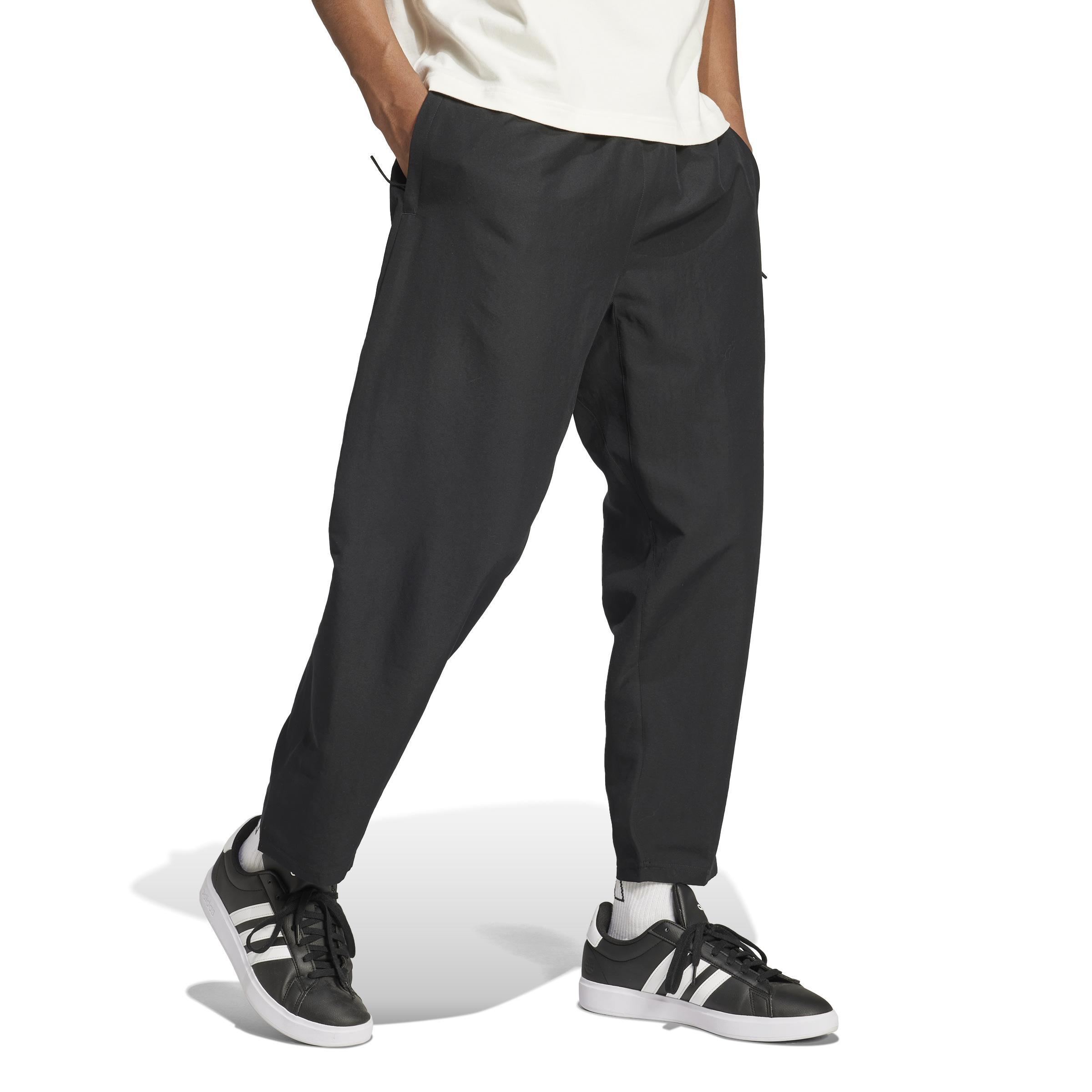 Bloom Sky Print Woven Tracksuit Bottoms, Black, , large image number 12