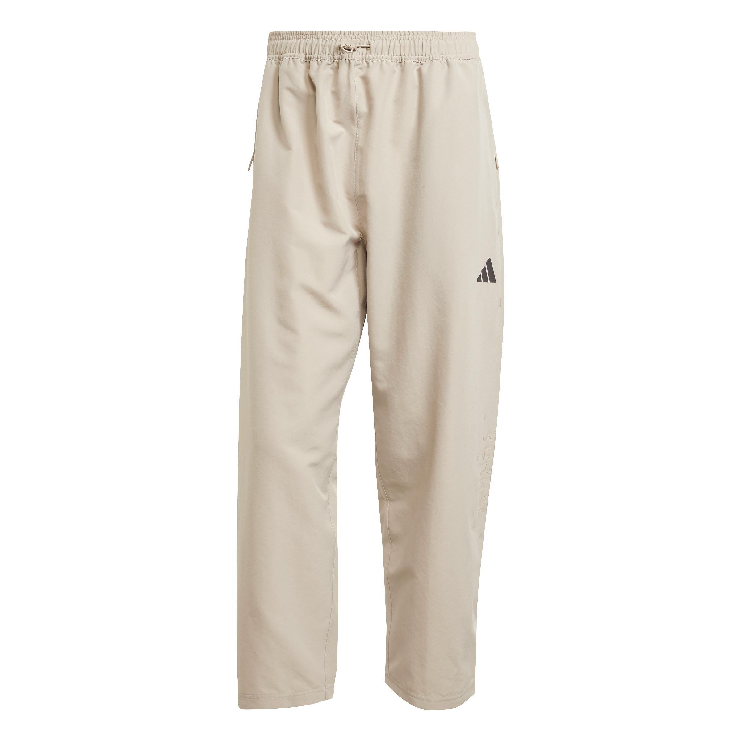 Bloom Sky Print Woven Tracksuit Bottoms, Beige, A901_ONE, large image number 0