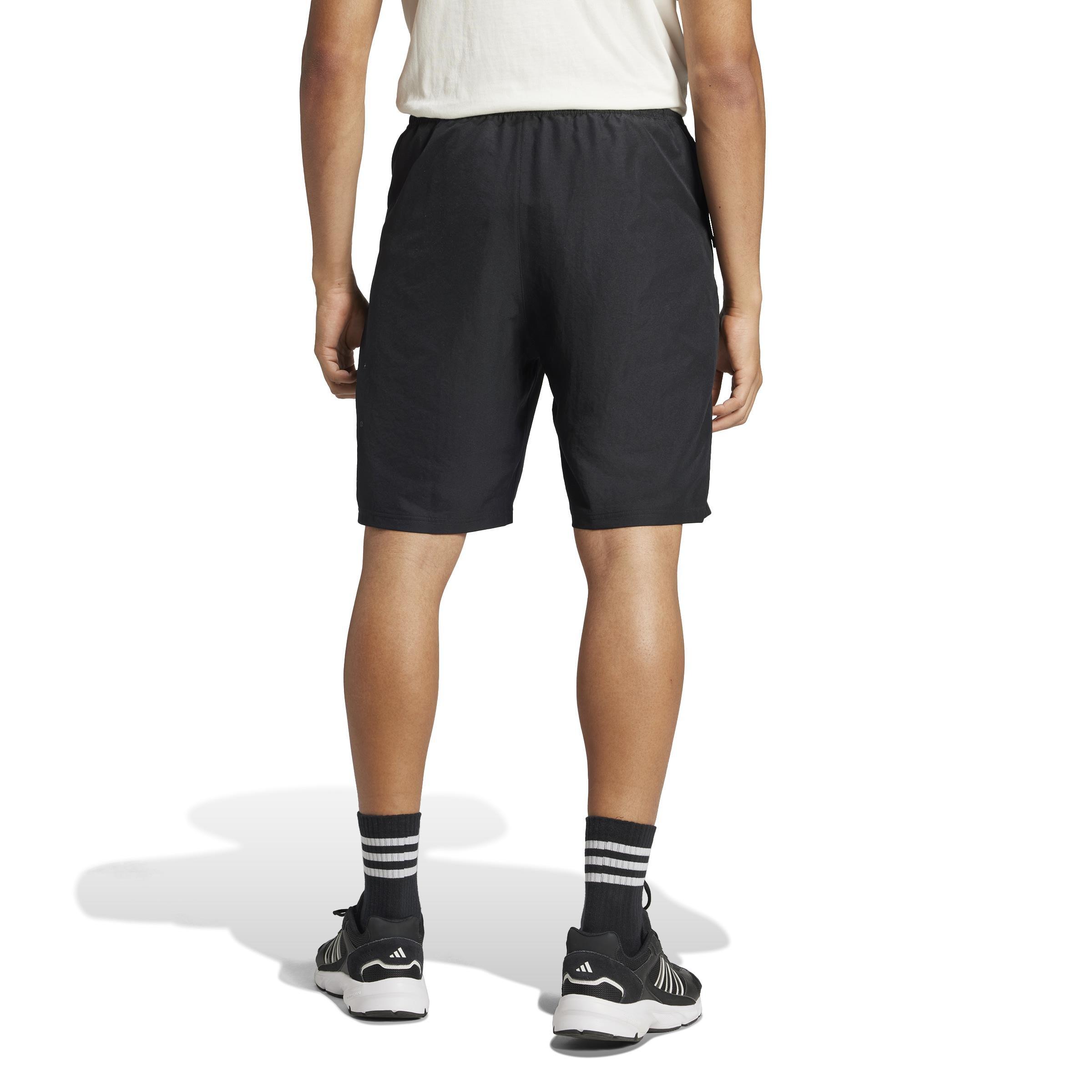 Bloom Sky Print Woven Shorts, Black, A901_ONE, large image number 2