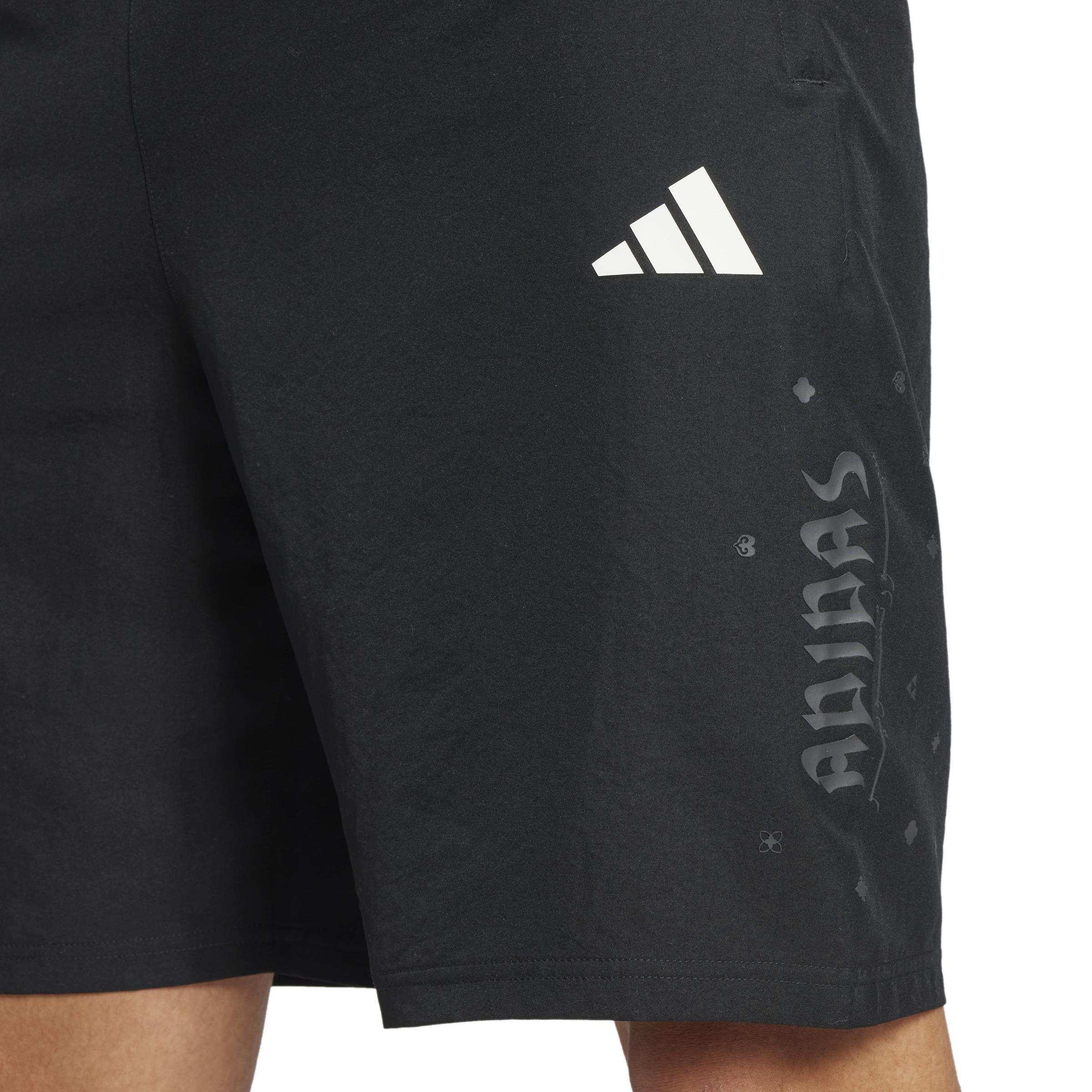 Bloom Sky Print Woven Shorts, Black, A901_ONE, large image number 3