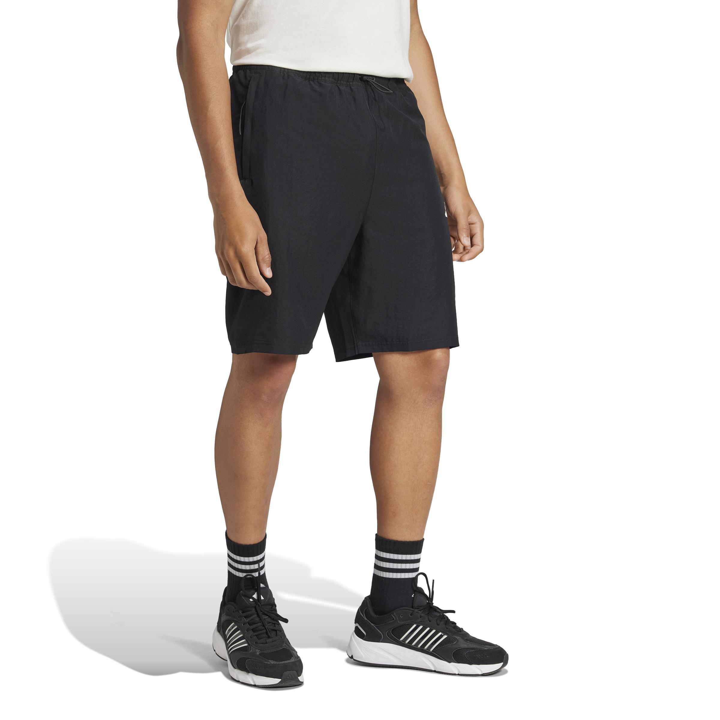 Bloom Sky Print Woven Shorts, Black, A901_ONE, large image number 12