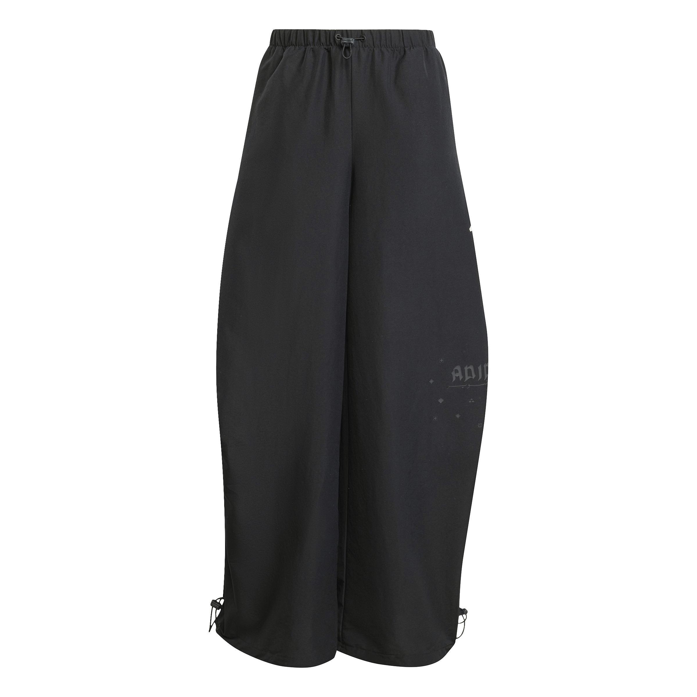 Bloom Sky Print Woven Parachute Tracksuit Bottoms, Black, A901_ONE, large image number 1