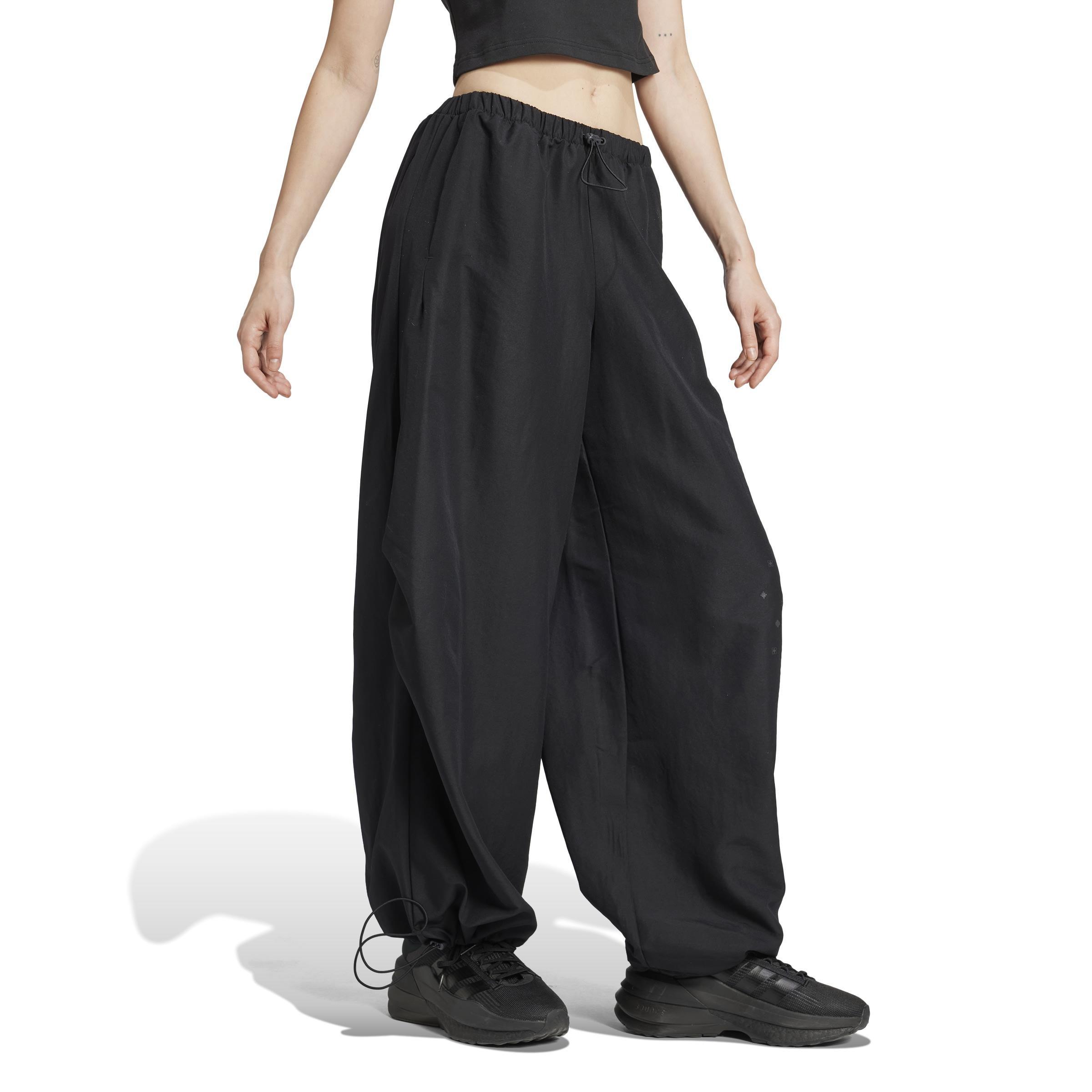 Bloom Sky Print Woven Parachute Tracksuit Bottoms, Black, A901_ONE, large image number 13