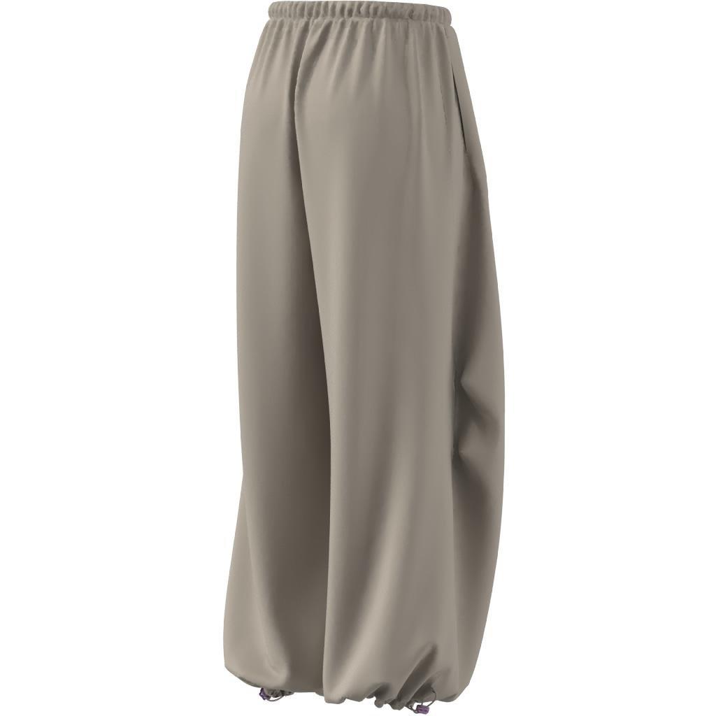 Bloom Sky Print Woven Parachute Tracksuit Bottoms, Beige, , large image number 10
