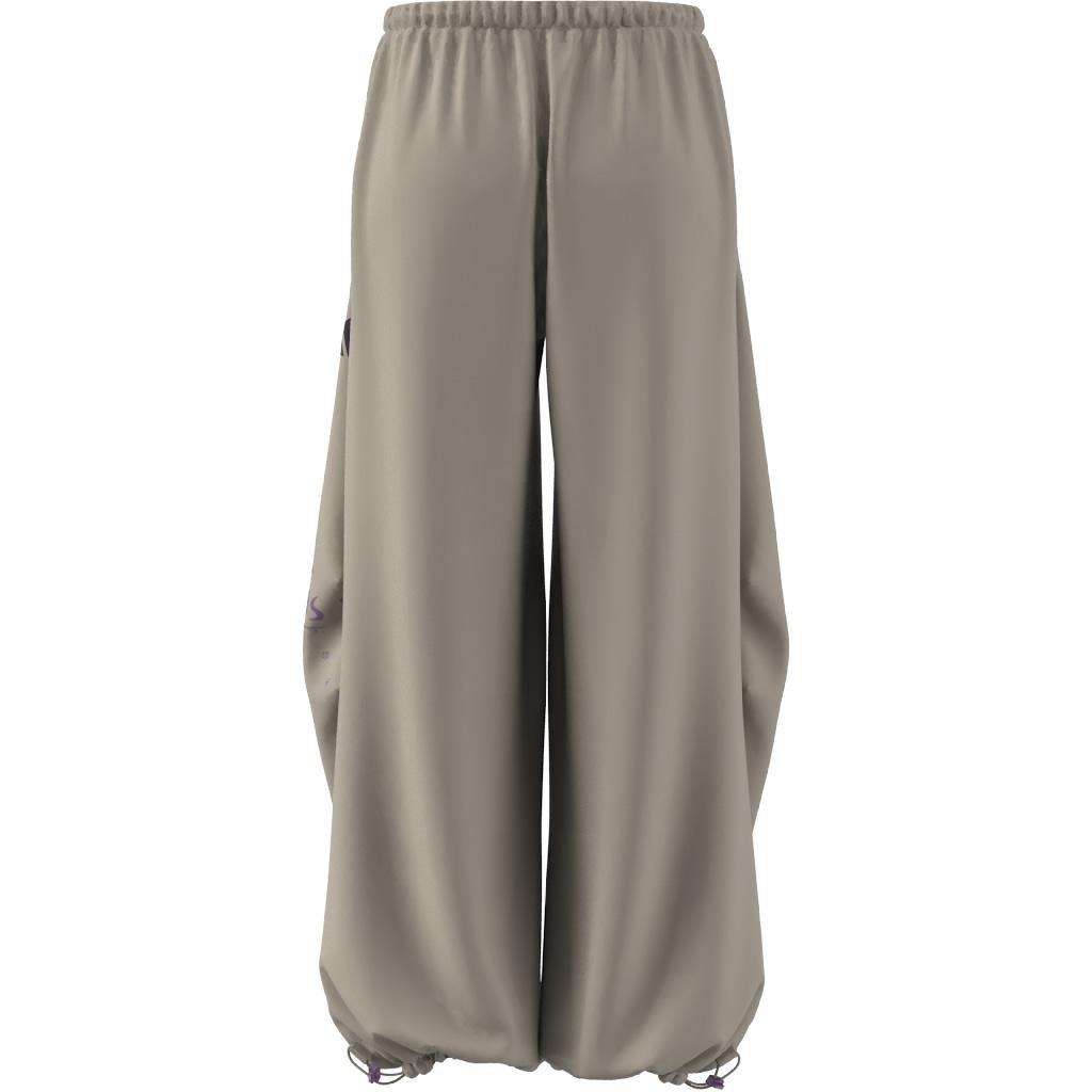 Bloom Sky Print Woven Parachute Tracksuit Bottoms, Beige, , large image number 11