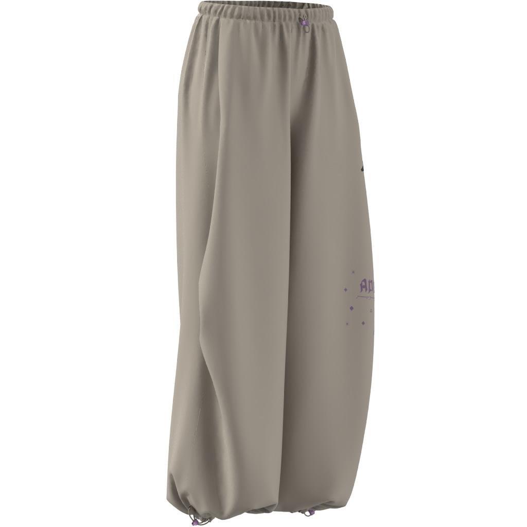 Bloom Sky Print Woven Parachute Tracksuit Bottoms, Beige, , large image number 12