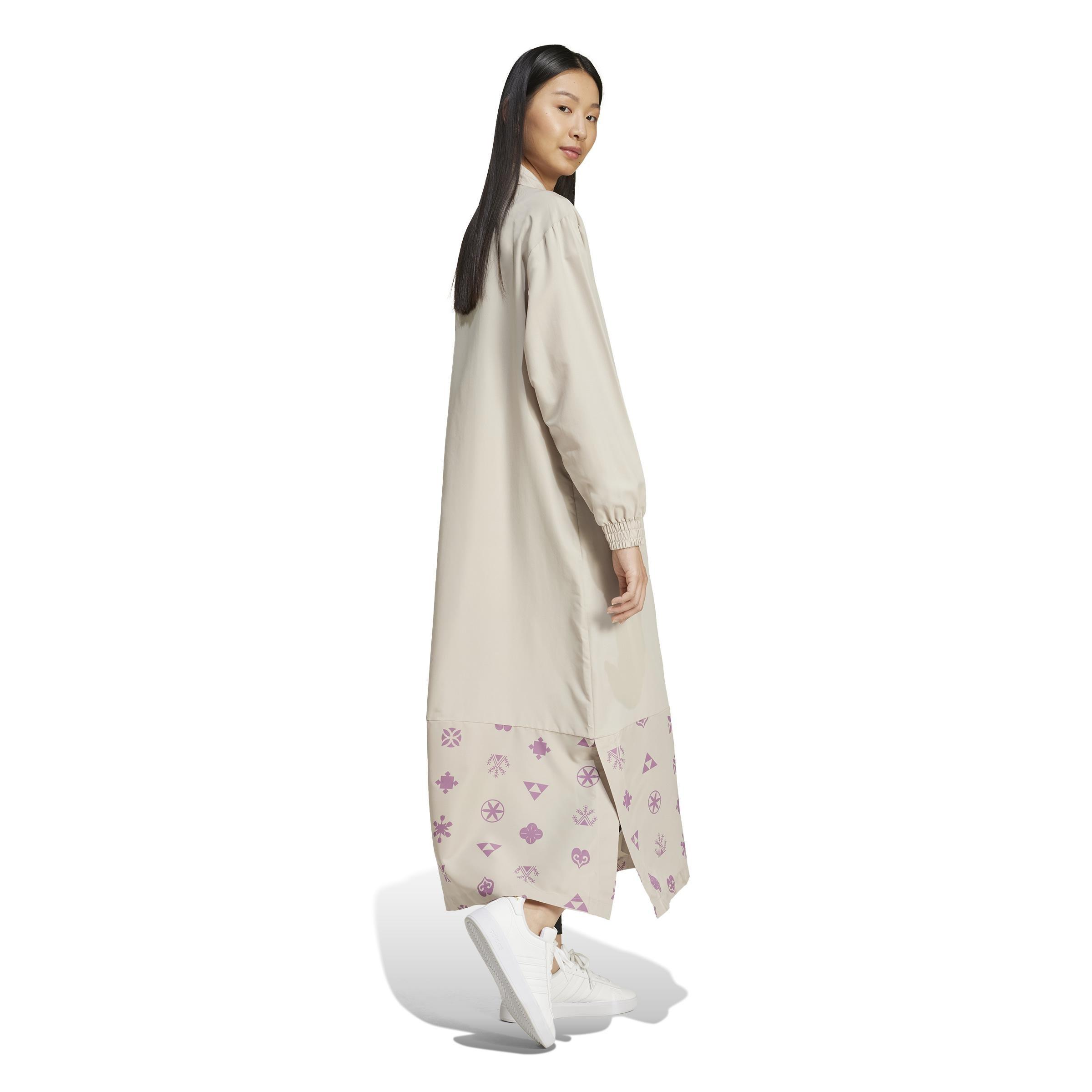 Bloom Sky Print Woven Extra Long Cover-Up, Beige, A901_ONE, large image number 2