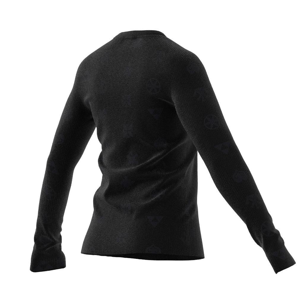 Bloom Sky Print Long Sleeve Long-Sleeve Top, Black, A901_ONE, large image number 10