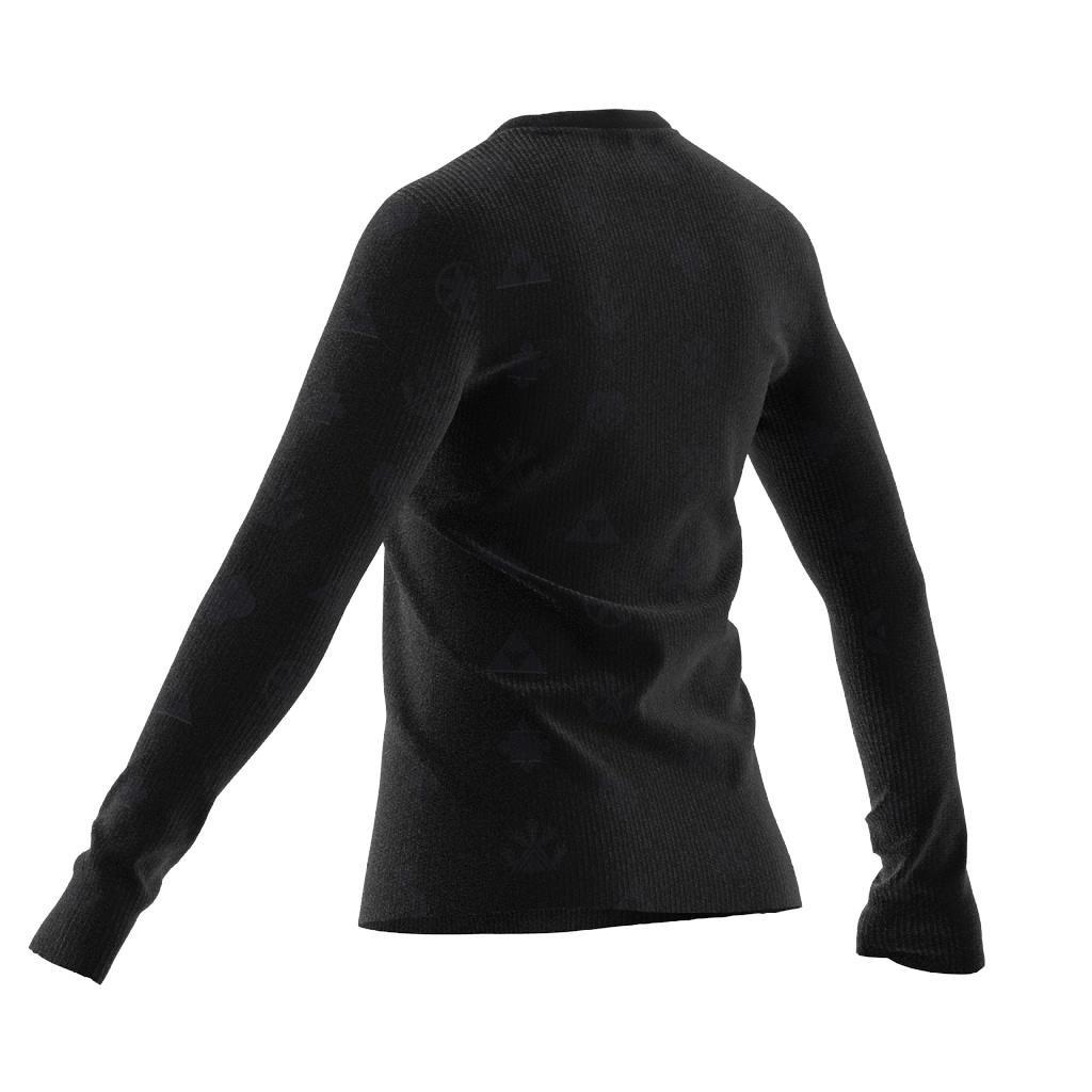 Bloom Sky Print Long Sleeve Long-Sleeve Top, Black, A901_ONE, large image number 13