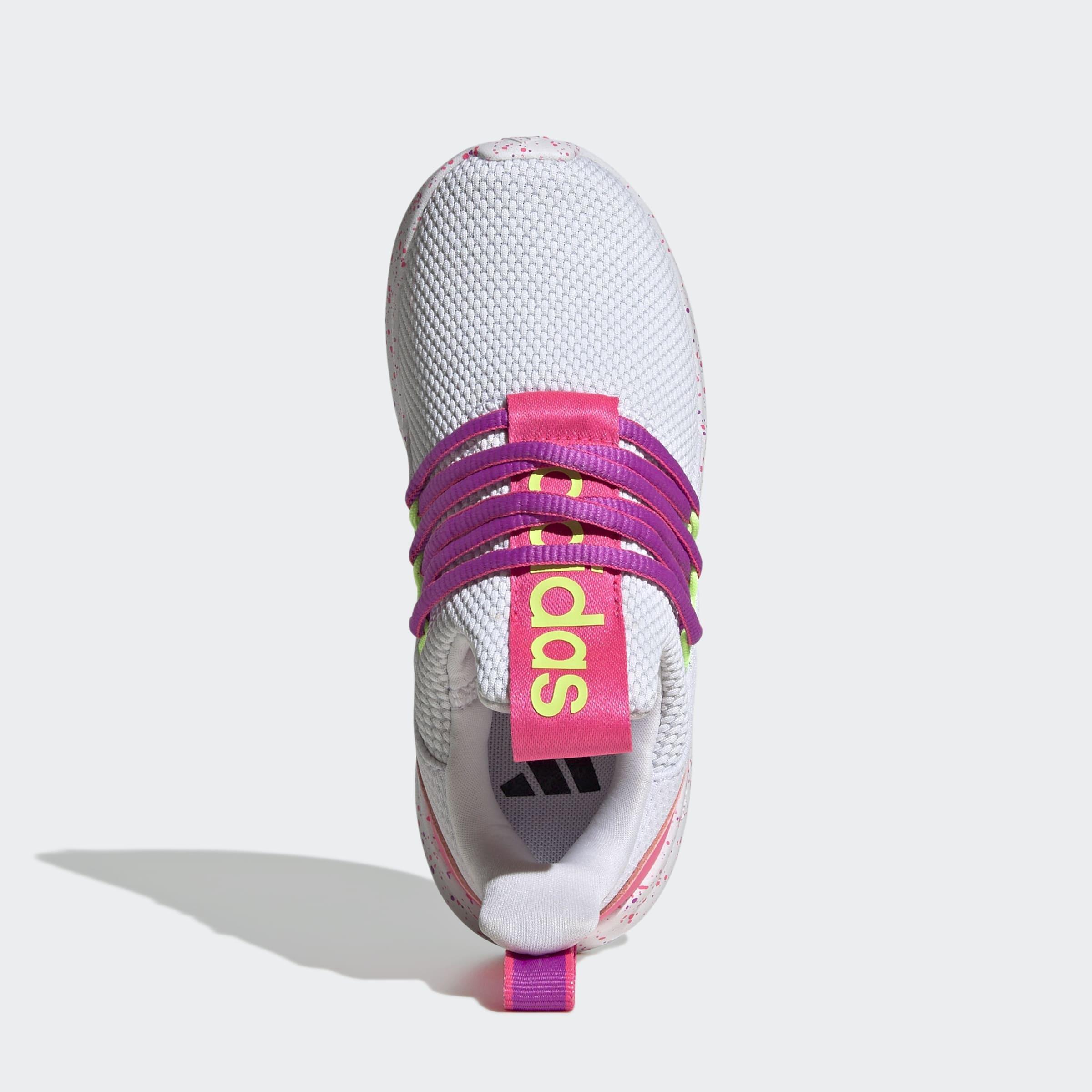 Kids Unisex Lite Racer Adapt 7.0 Shoes, White, A901_ONE, large image number 3