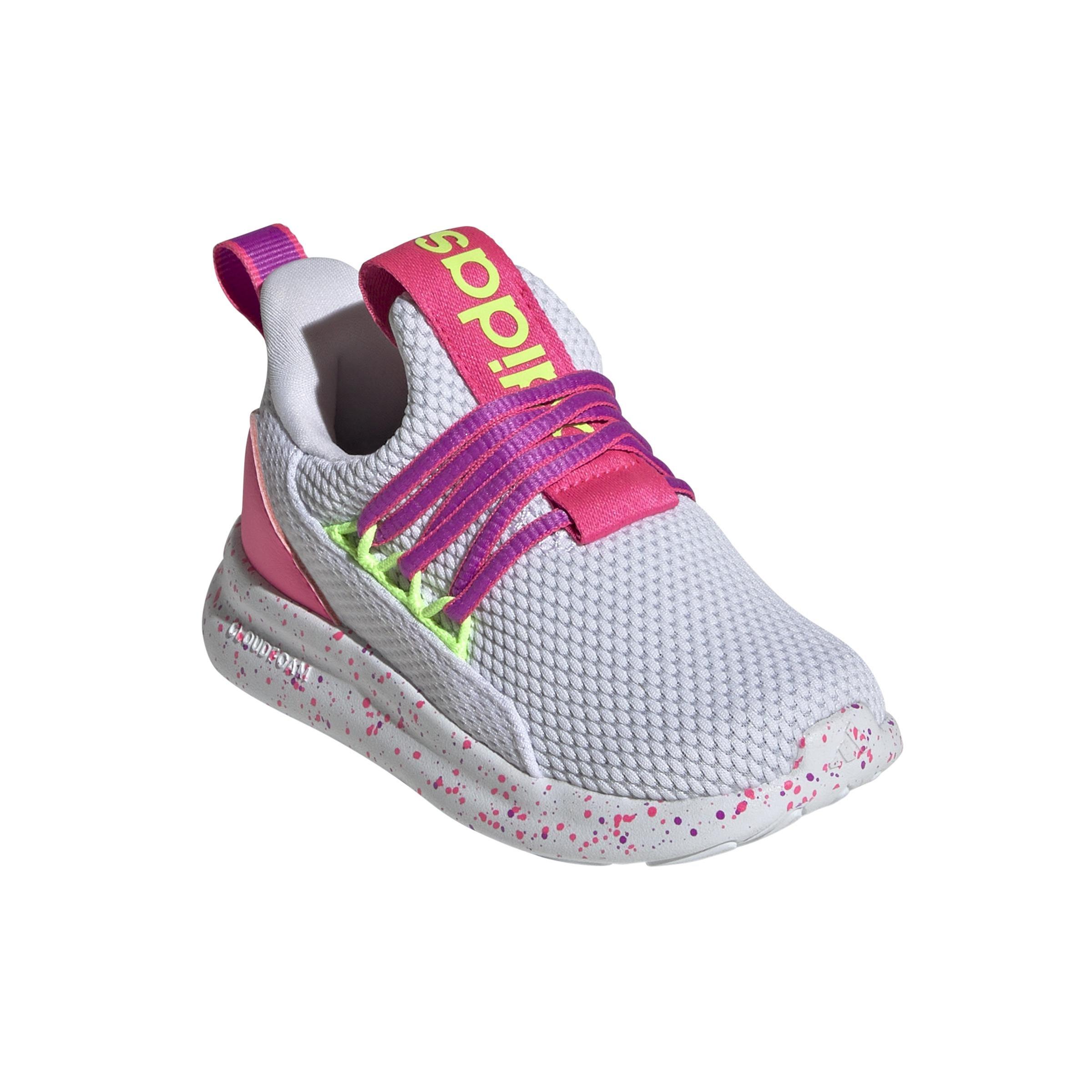 Kids Unisex Lite Racer Adapt 7.0 Shoes, White, A901_ONE, large image number 4