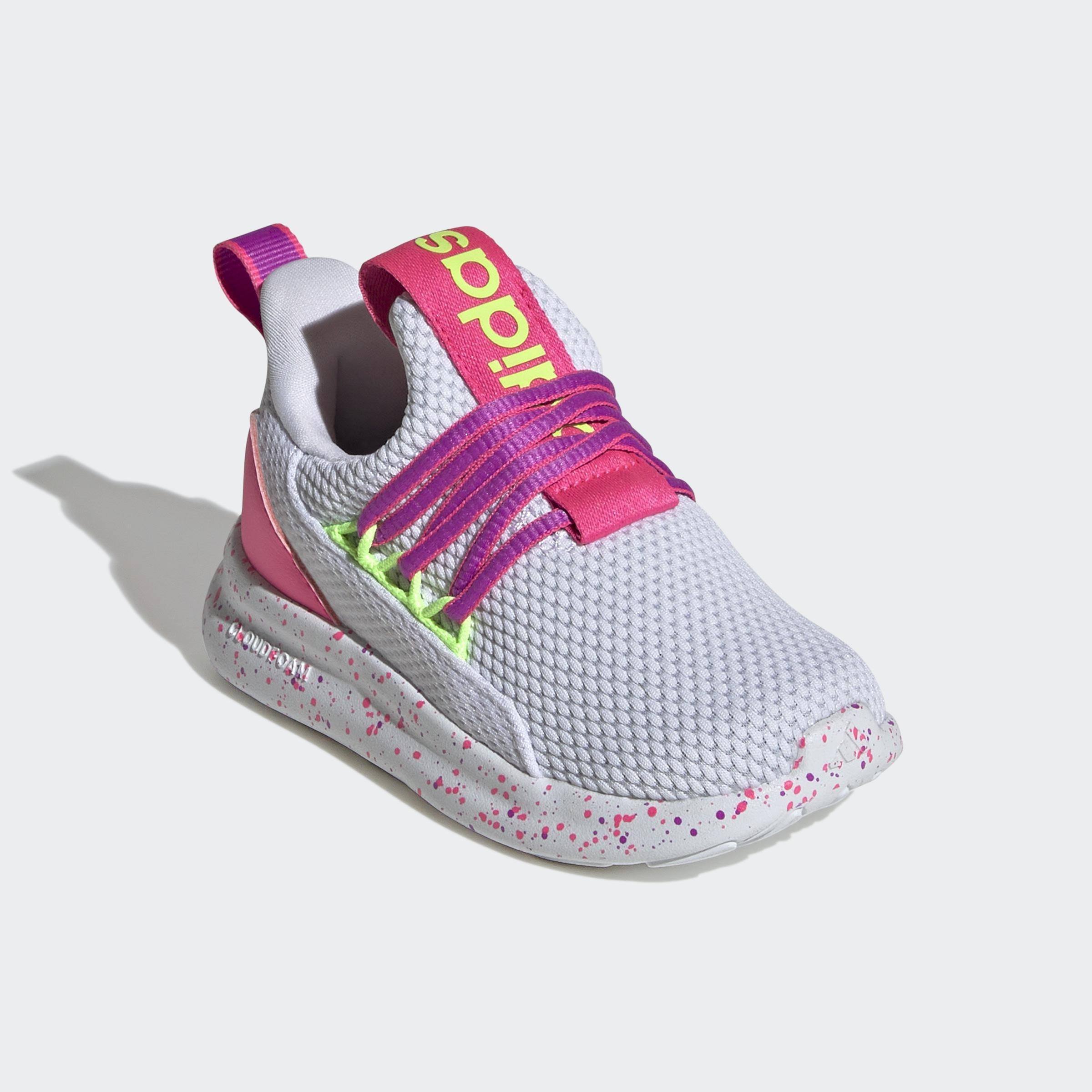 Kids Unisex Lite Racer Adapt 7.0 Shoes, White, A901_ONE, large image number 5