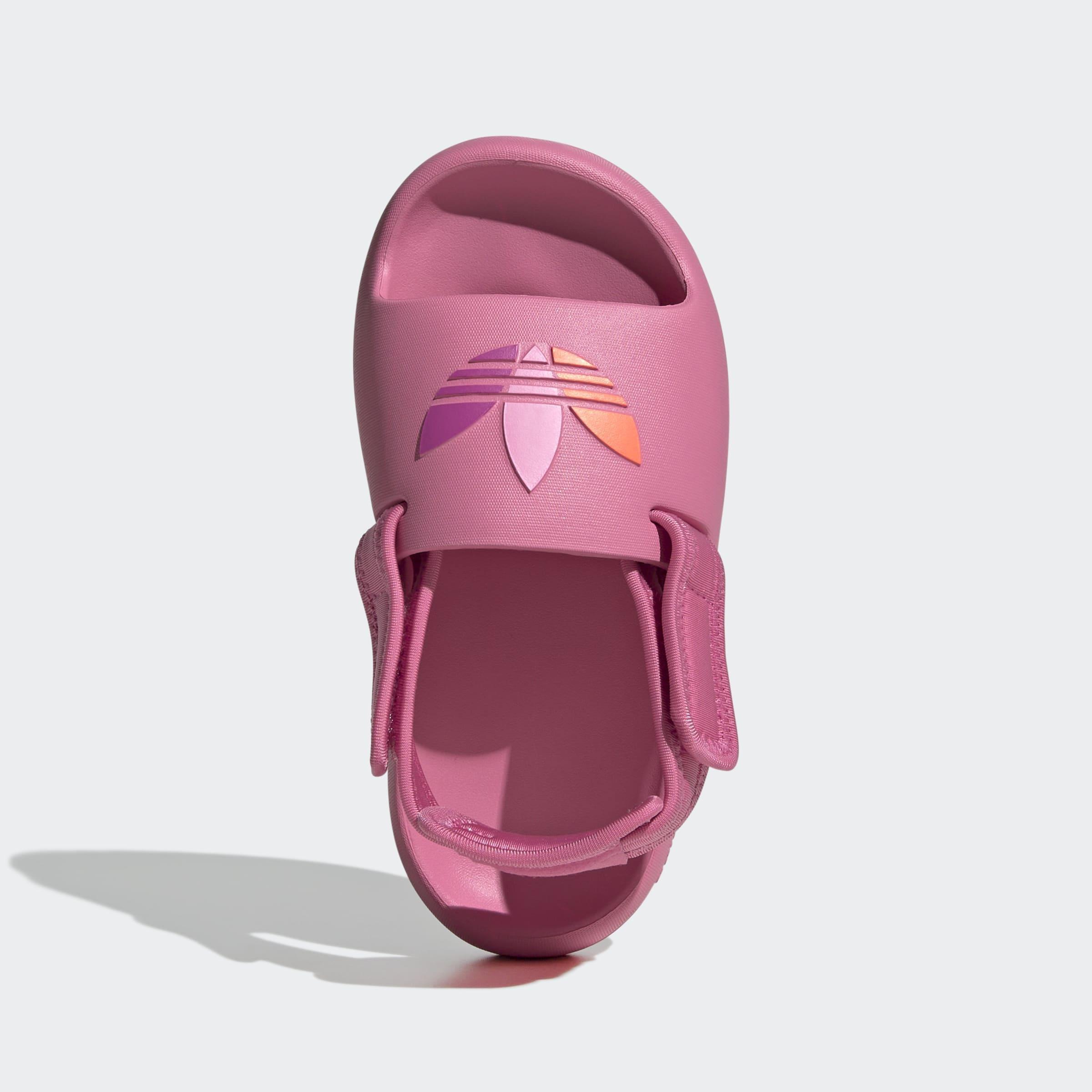 Kids Unisex Adifom Adilette Slides, Pink, A901_ONE, large image number 3