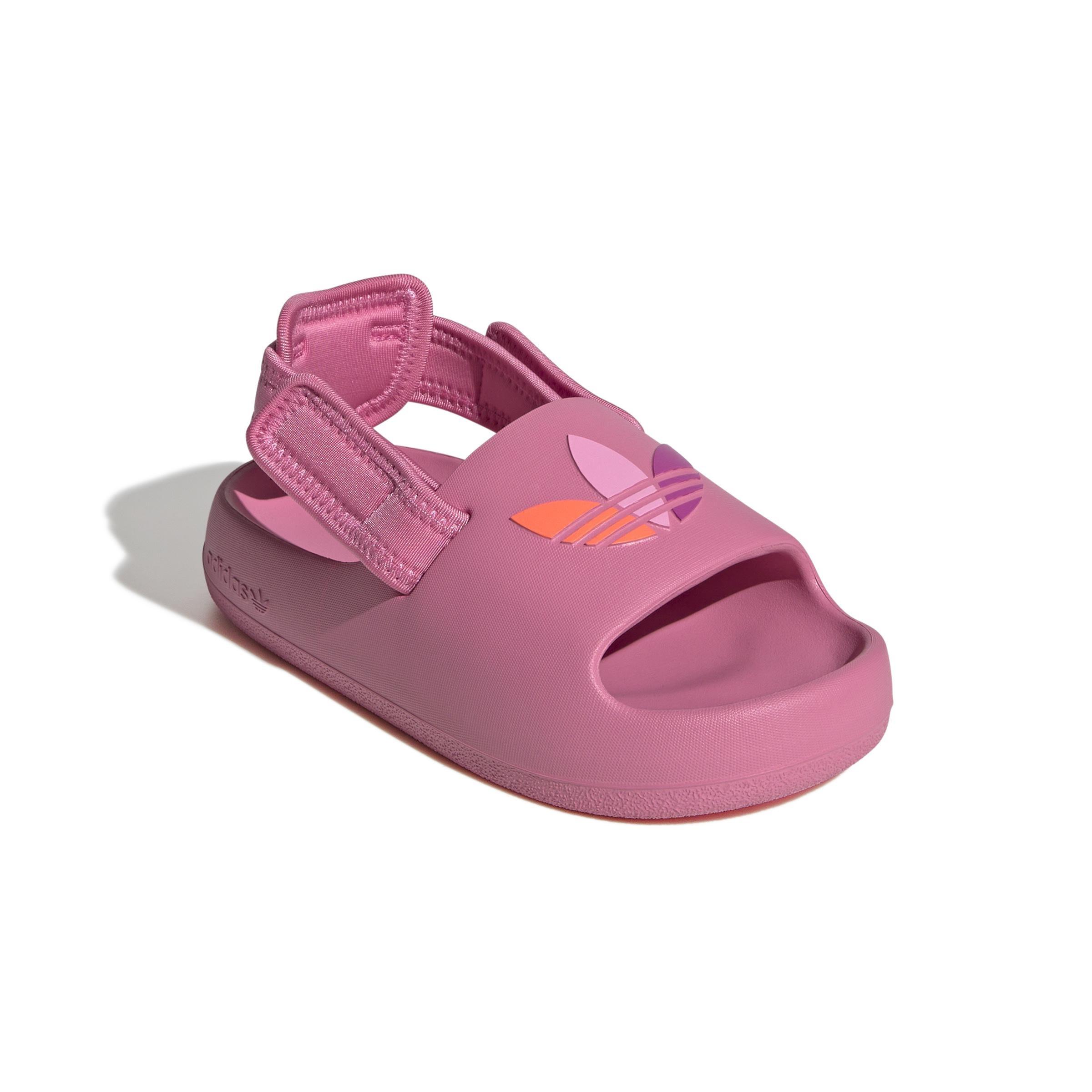 Kids Unisex Adifom Adilette Slides, Pink, A901_ONE, large image number 4