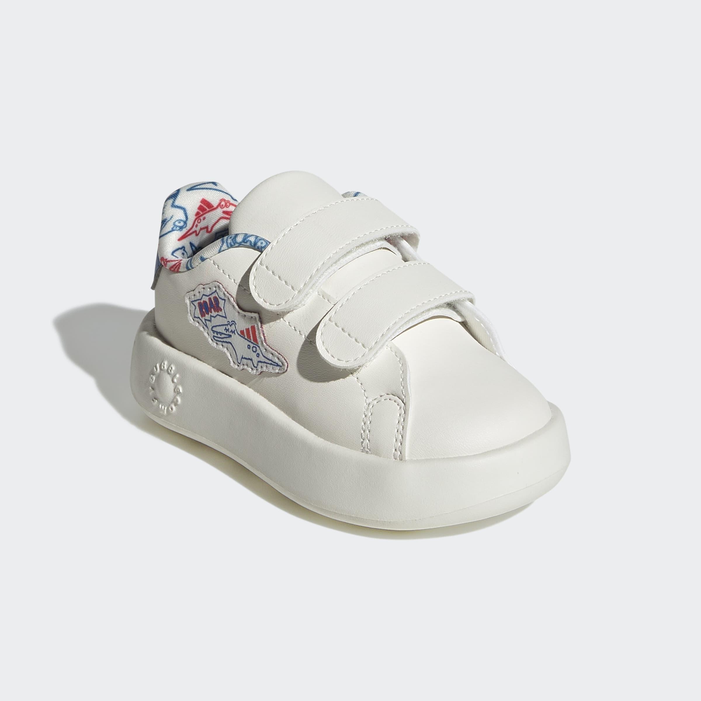 Kids Unisex Advantage Dino Shoes, White, A901_ONE, large image number 2