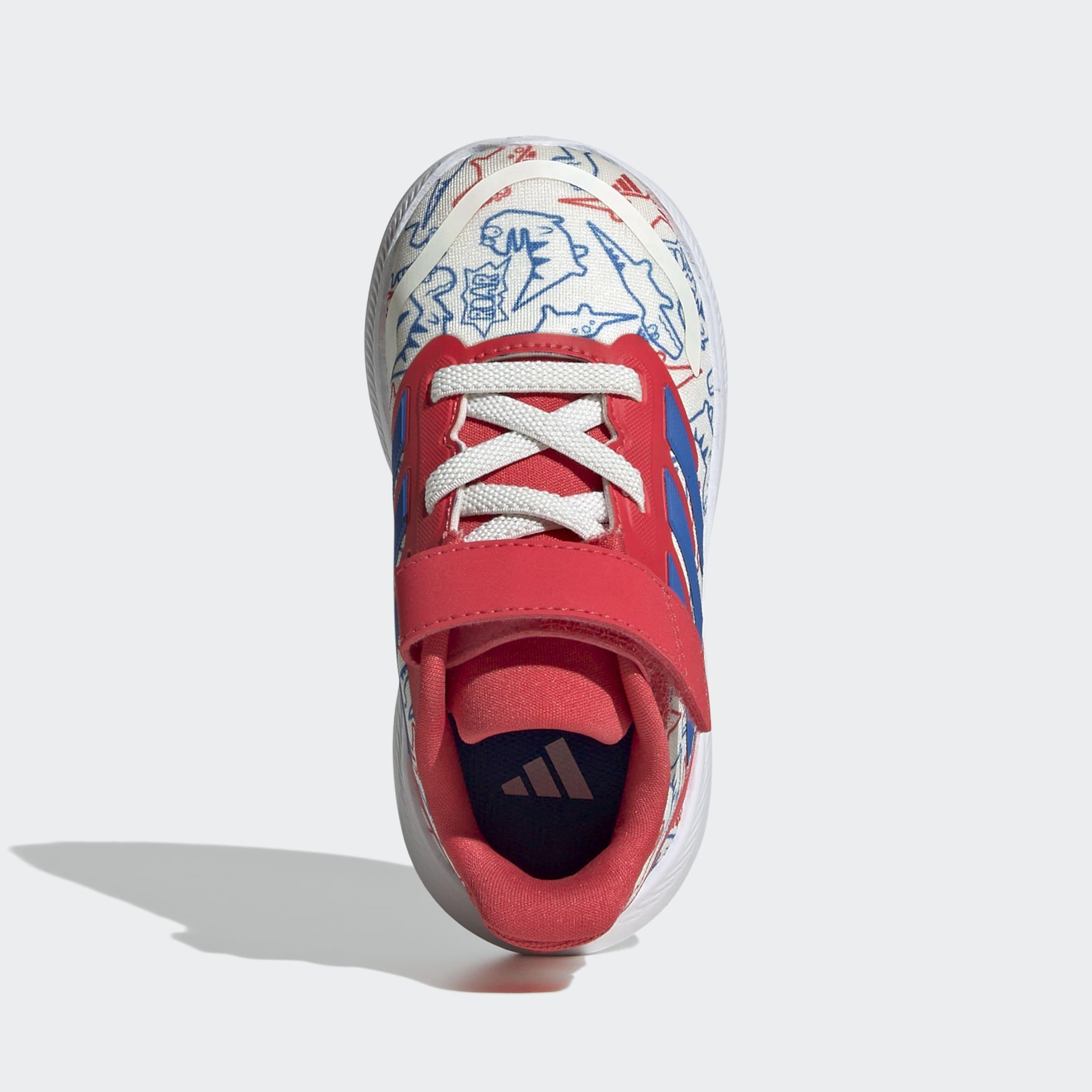 Kids Unisex Runfalcon 5 Dino Shoes, White