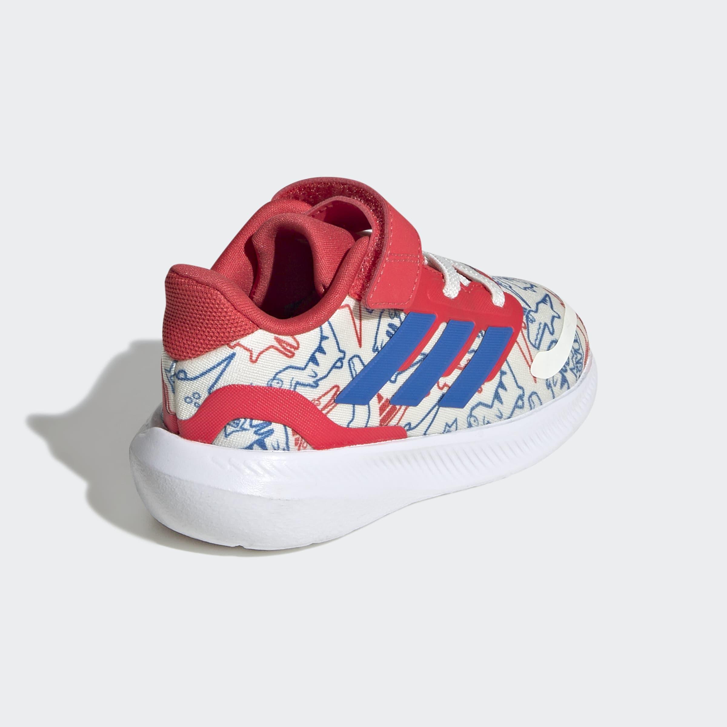 Kids Unisex Runfalcon 5 Dino Shoes, White, A901_ONE, large image number 3