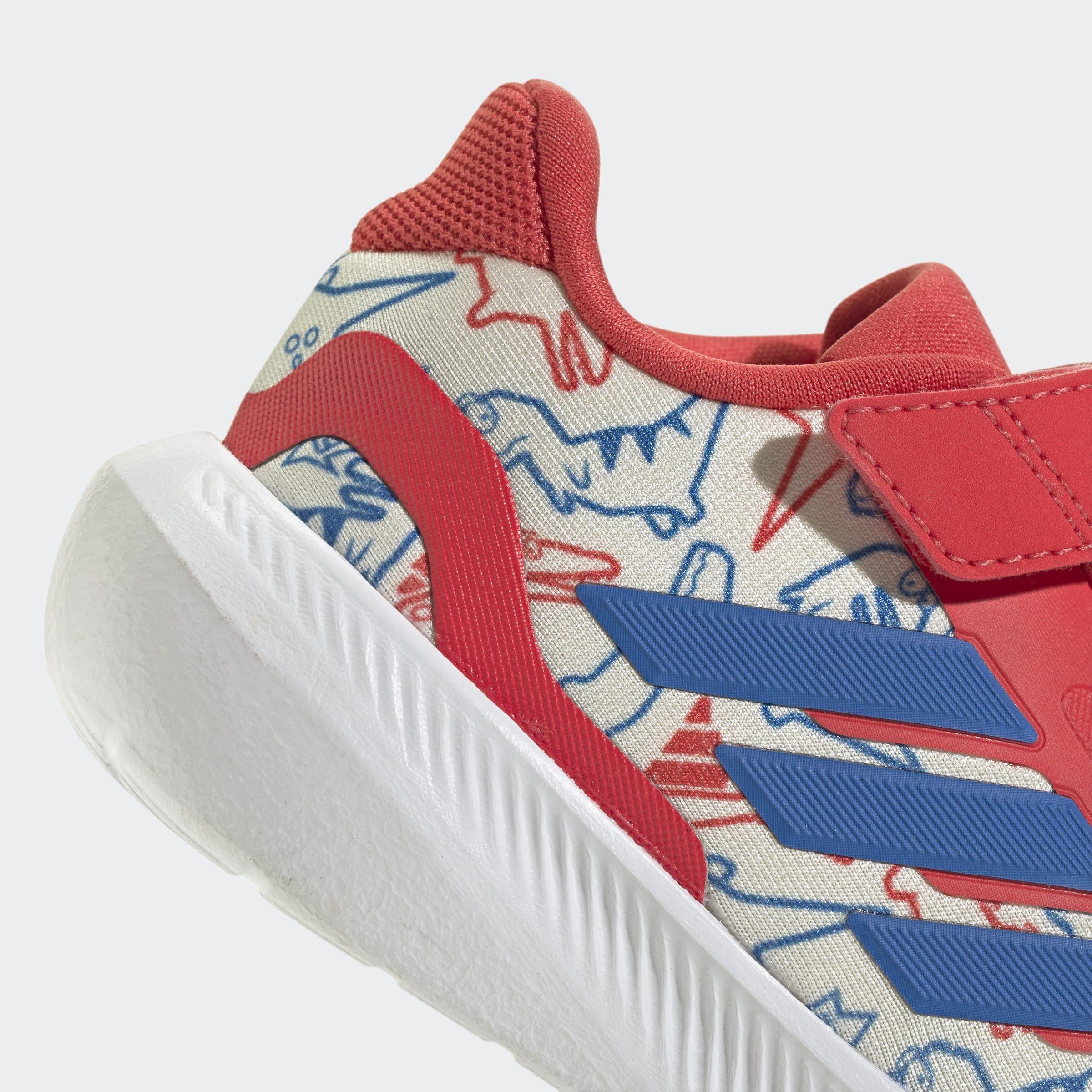 Kids Unisex Runfalcon 5 Dino Shoes, White, A901_ONE, large image number 5