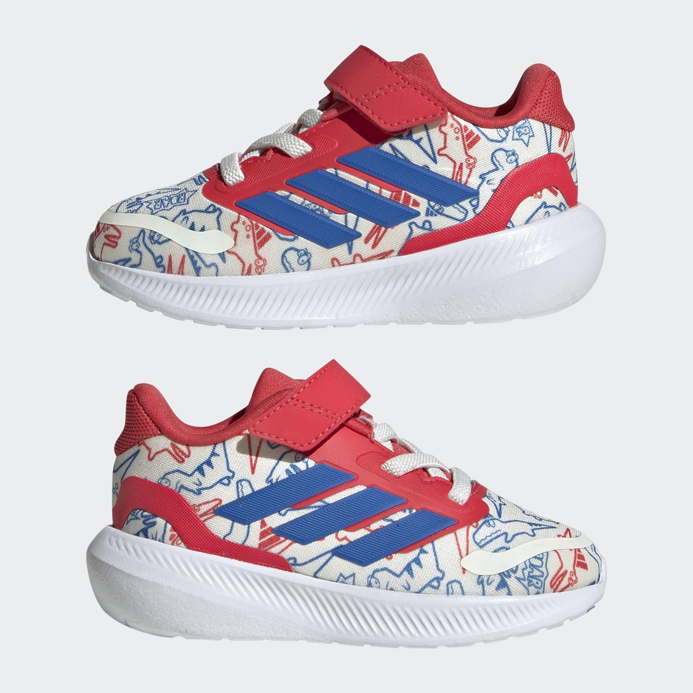 Kids Unisex Runfalcon 5 Dino Shoes, White, A901_ONE, large image number 6