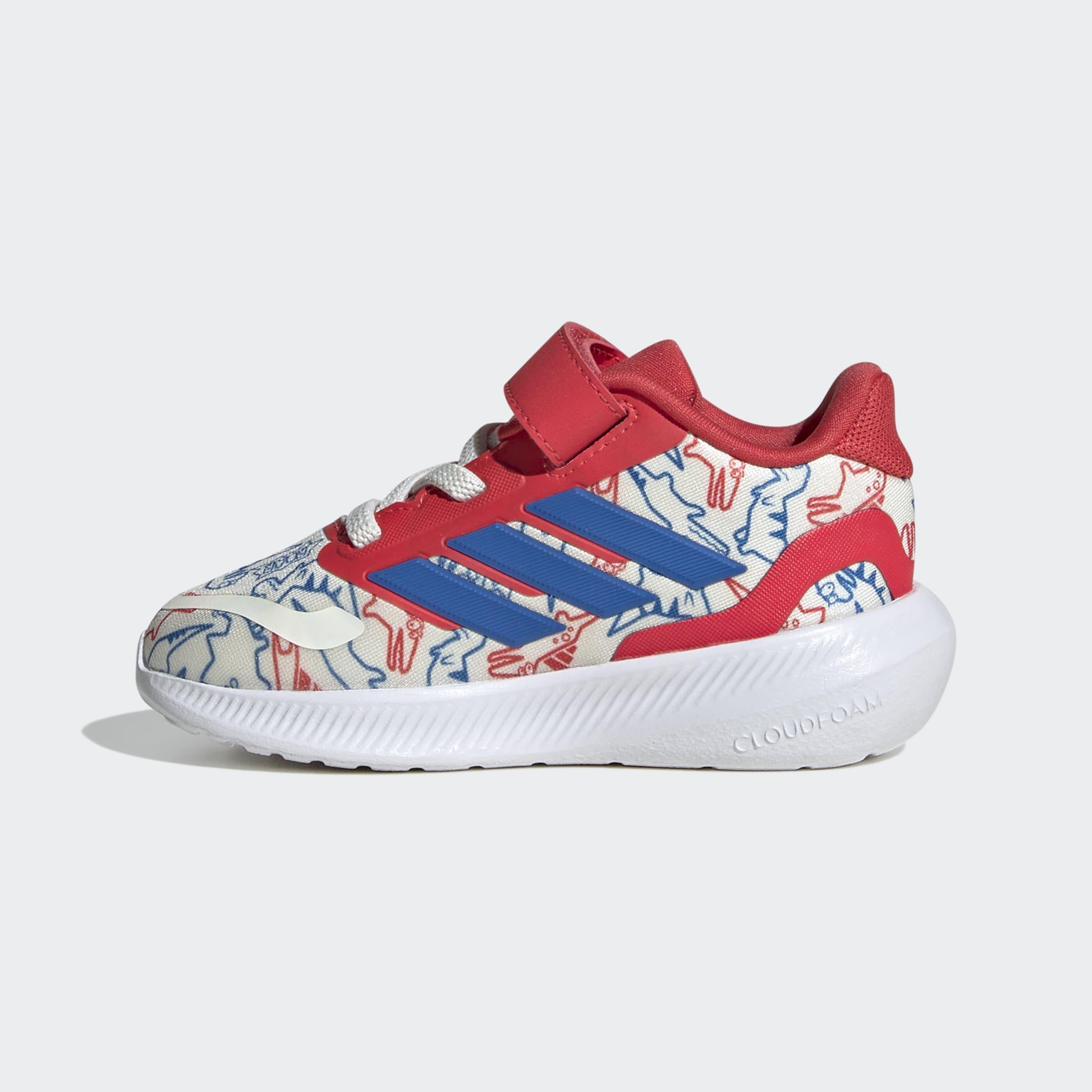 Kids Unisex Runfalcon 5 Dino Shoes, White, A901_ONE, large image number 7