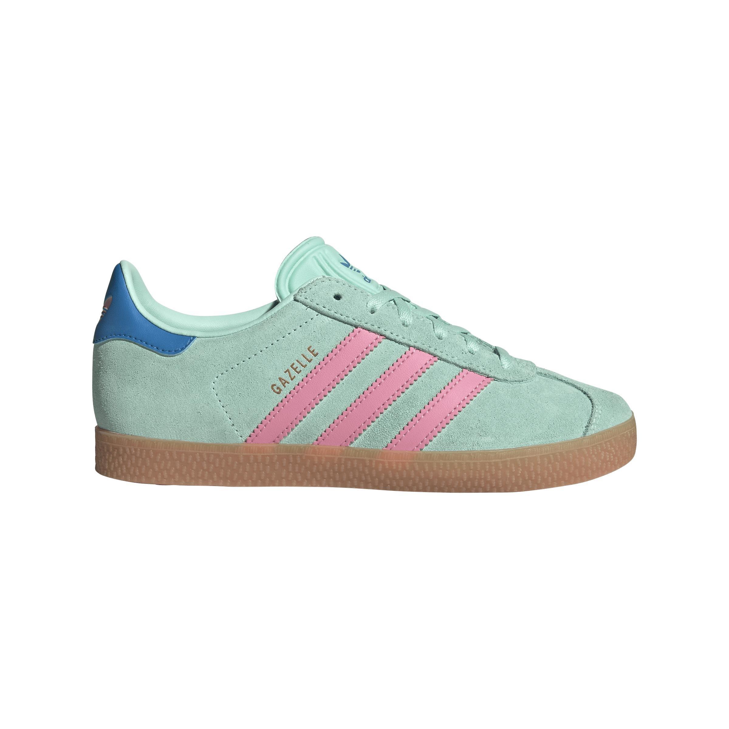 Kids Unisex Gazelle Shoes, Green, A901_ONE, large image number 0