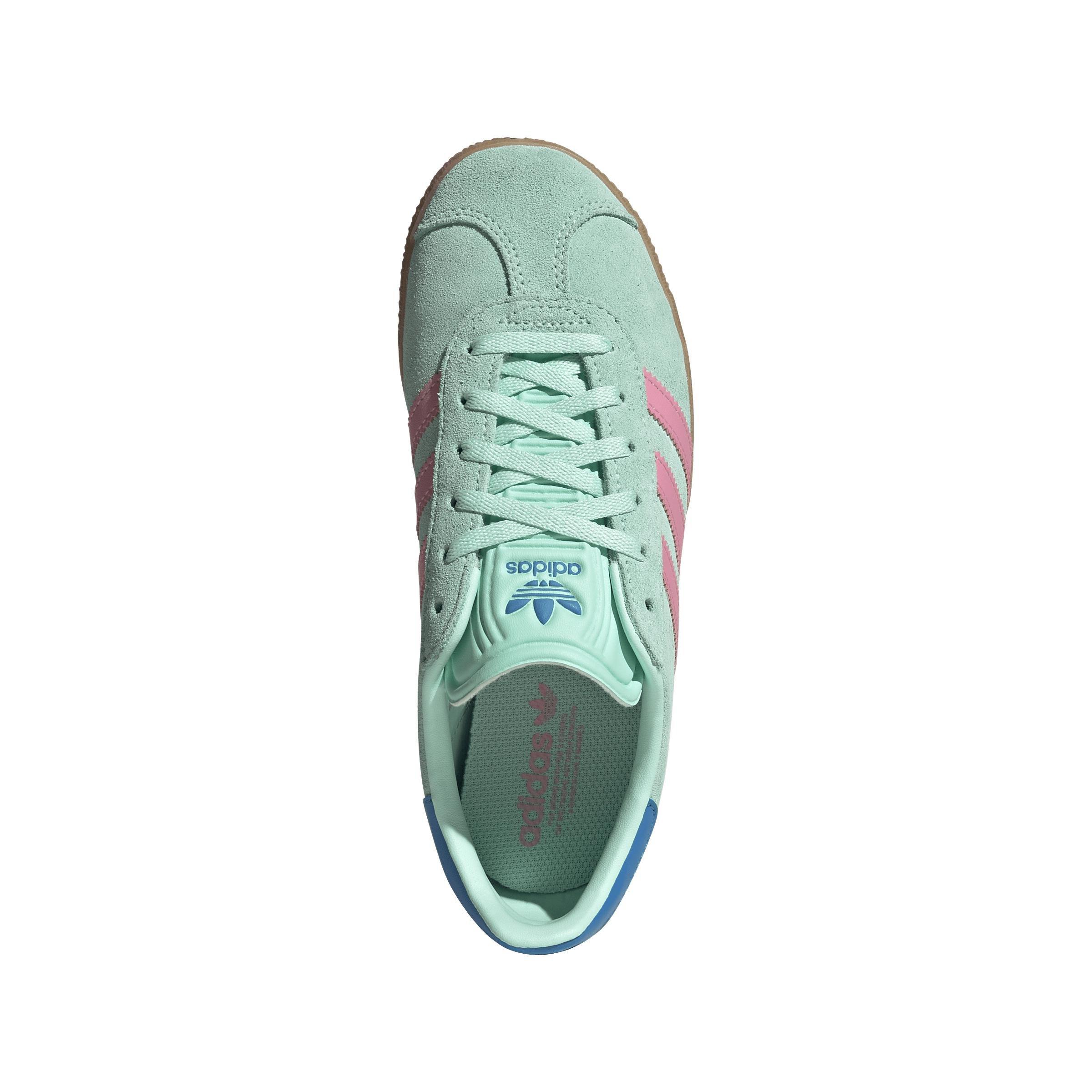 Kids Unisex Gazelle Shoes, Green, A901_ONE, large image number 2