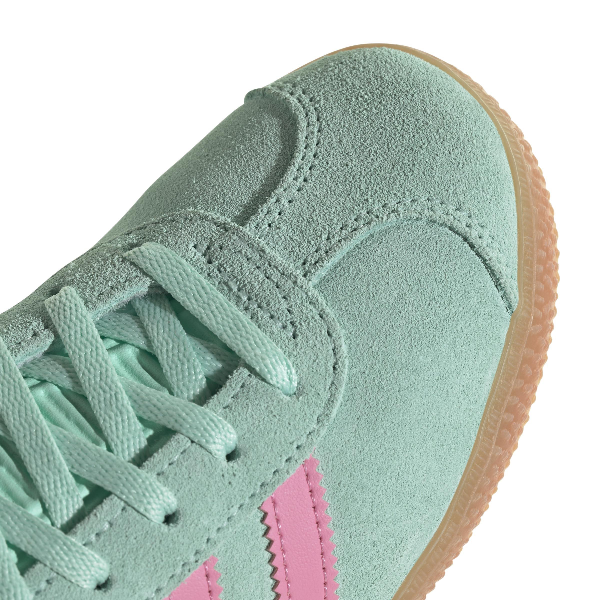 Kids Unisex Gazelle Shoes, Green, A901_ONE, large image number 8