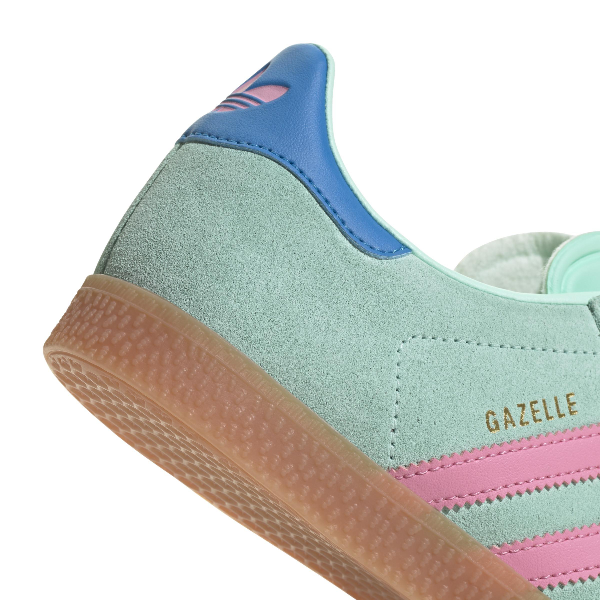 Kids Unisex Gazelle Shoes, Green, A901_ONE, large image number 9