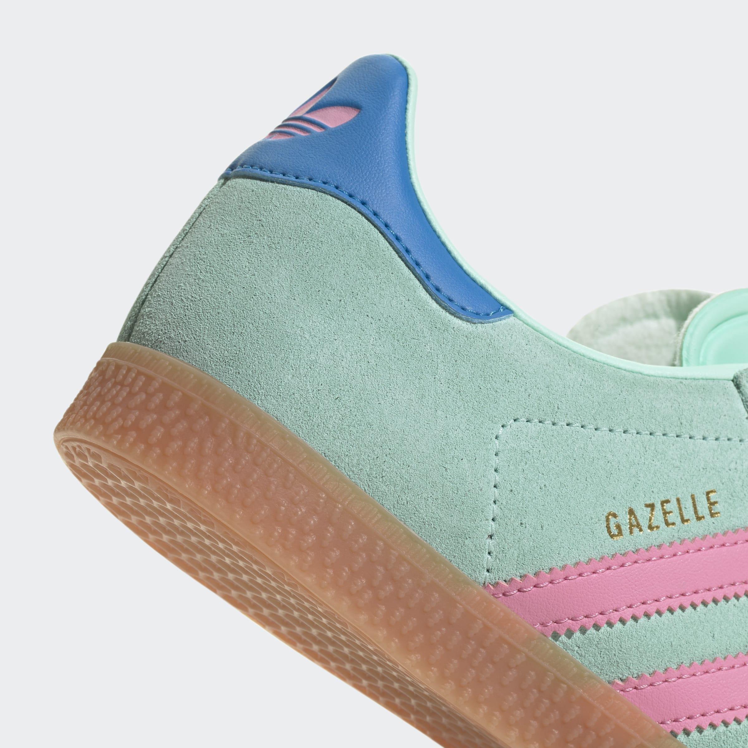 Kids Unisex Gazelle Shoes, Green, A901_ONE, large image number 11