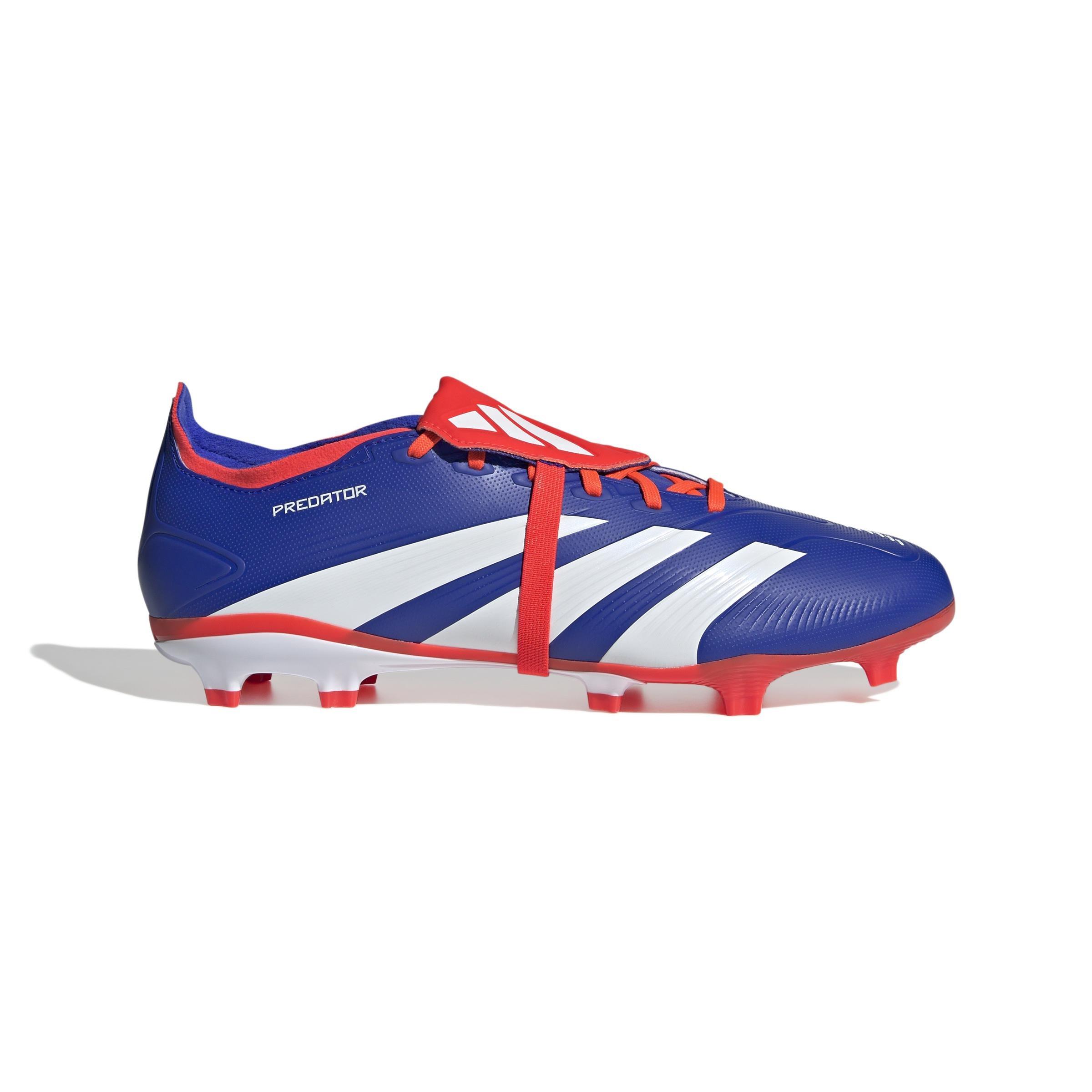 Unisex Predator League Fold-Over Tongue Firm Ground Boots, Blue, , large image number 0