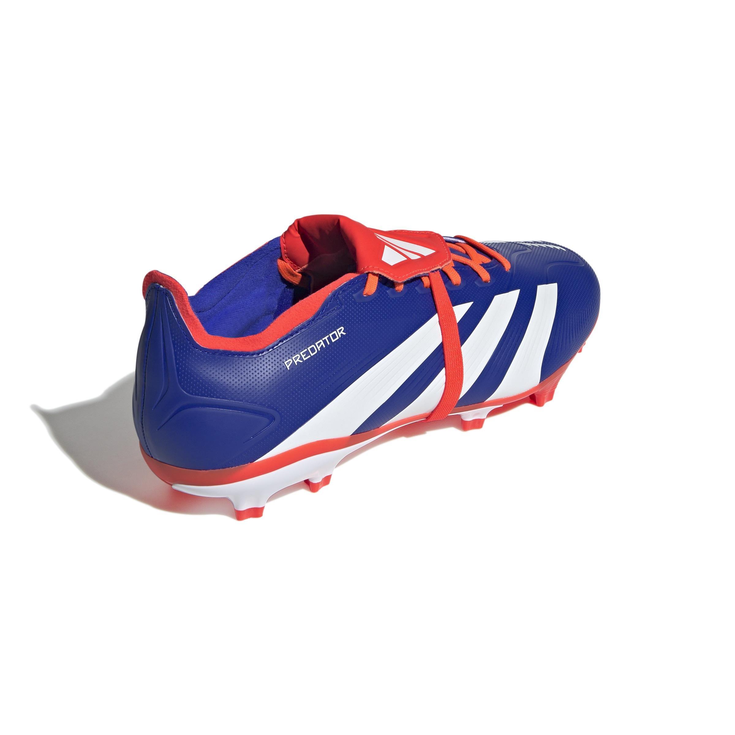 Unisex Predator League Fold-Over Tongue Firm Ground Boots, Blue, , large image number 3