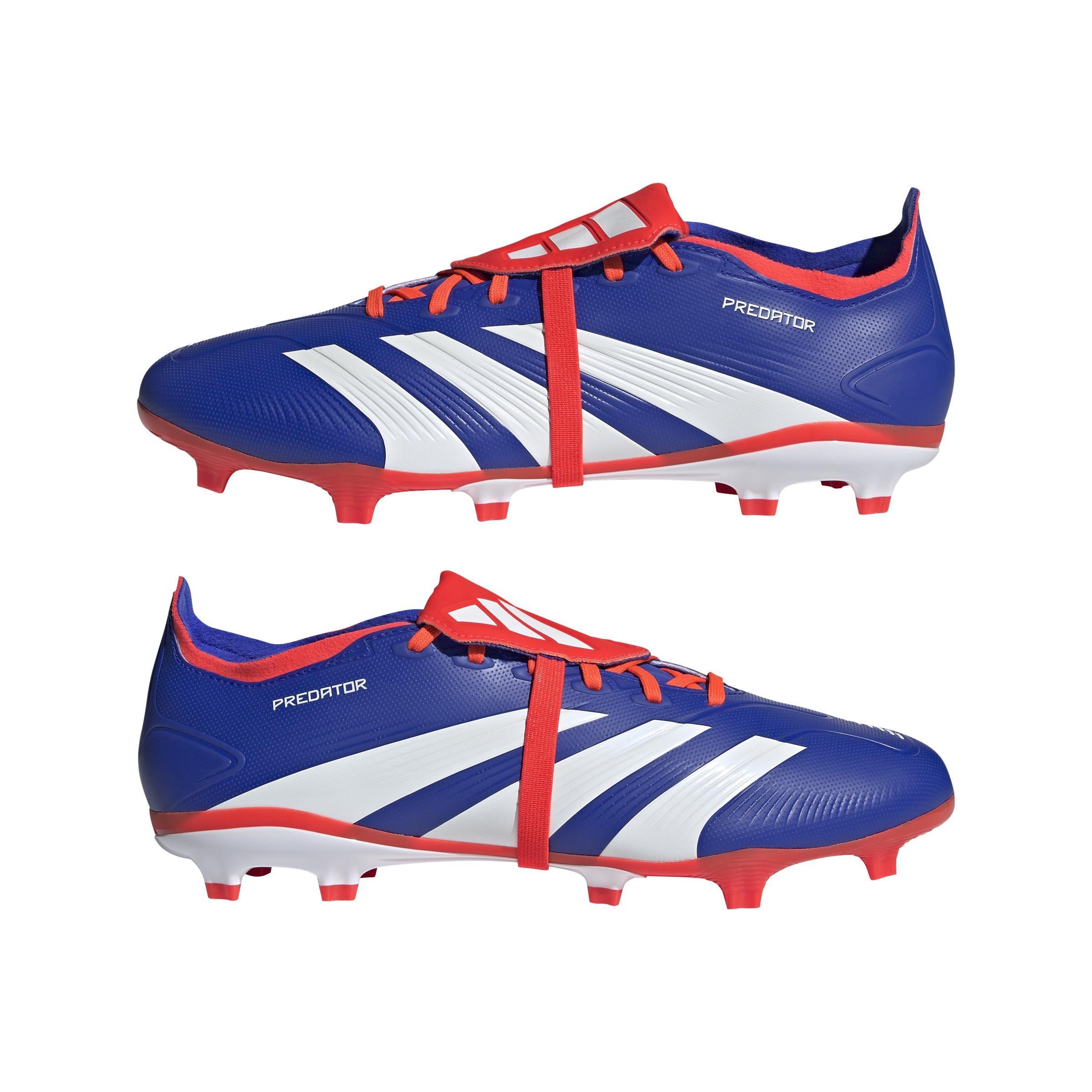 Unisex Predator League Fold-Over Tongue Firm Ground Boots, Blue, , large image number 10