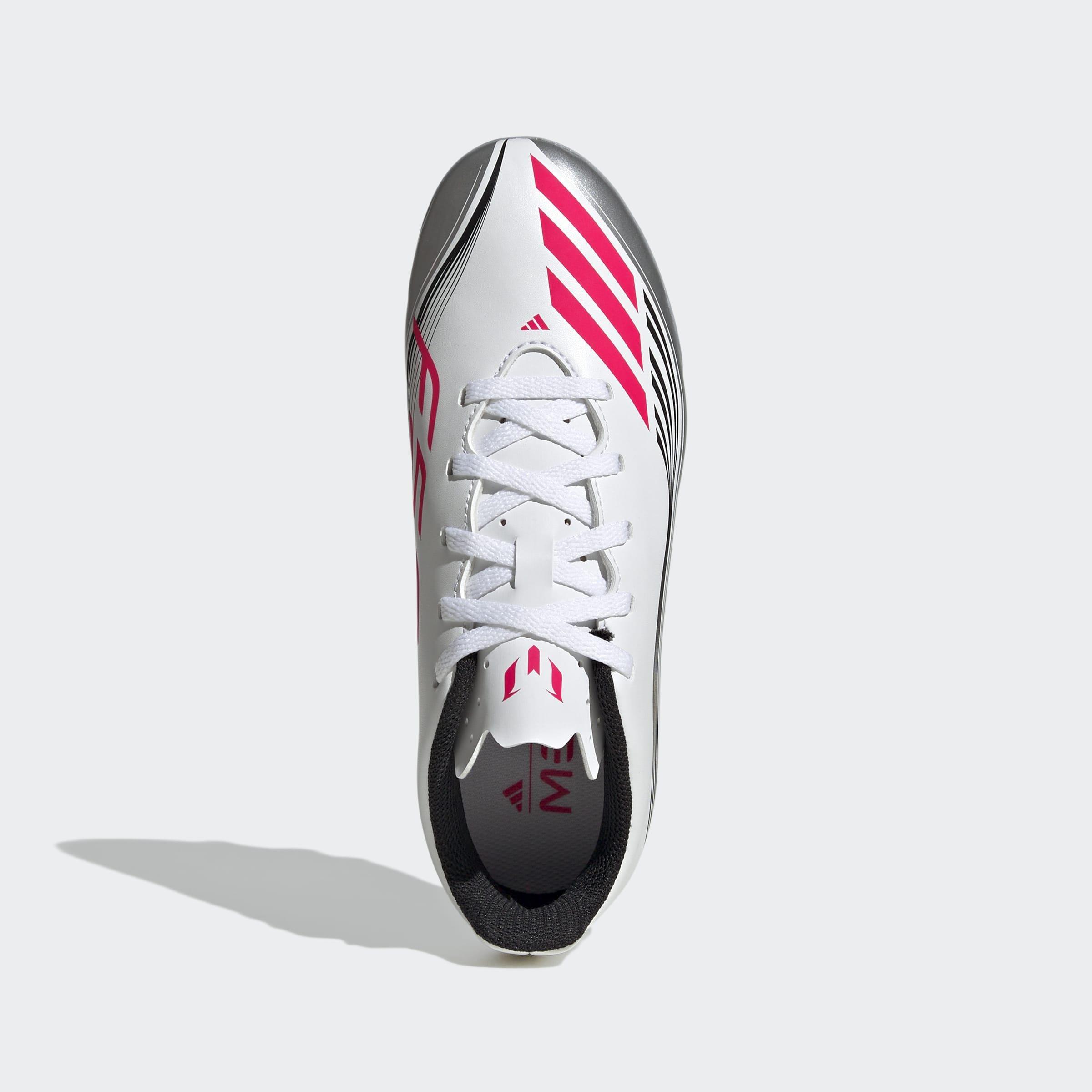 Kids Unisex F50 Messi Club Firm/Multi-Ground Boots, White, A901_ONE, large image number 1